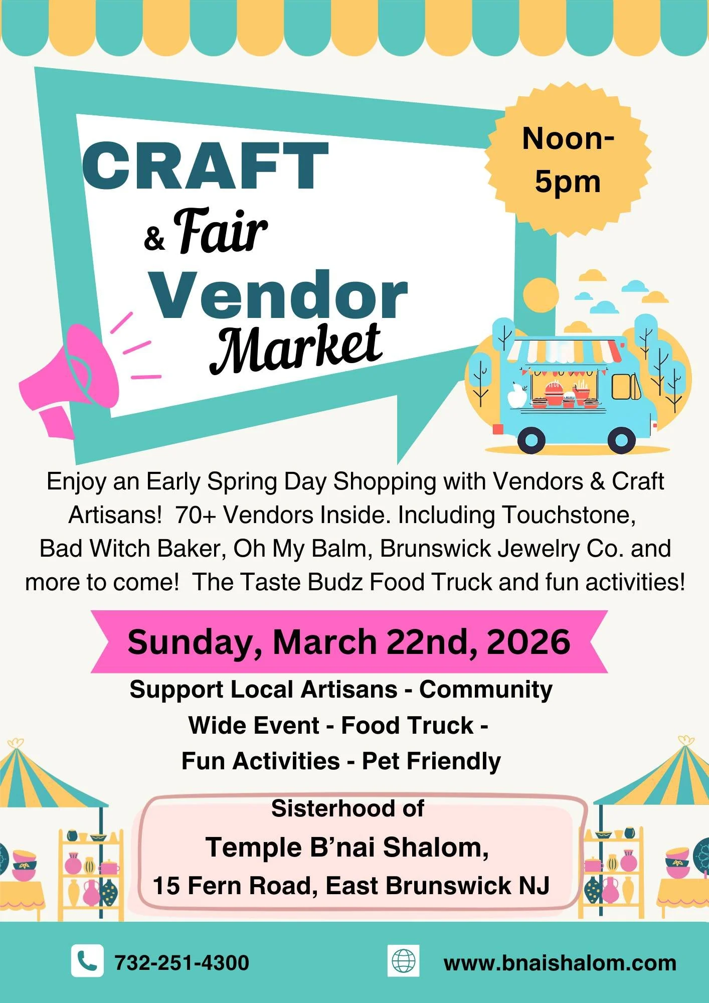 Craft & Fair Vendor Market (East Brunswick NJ)