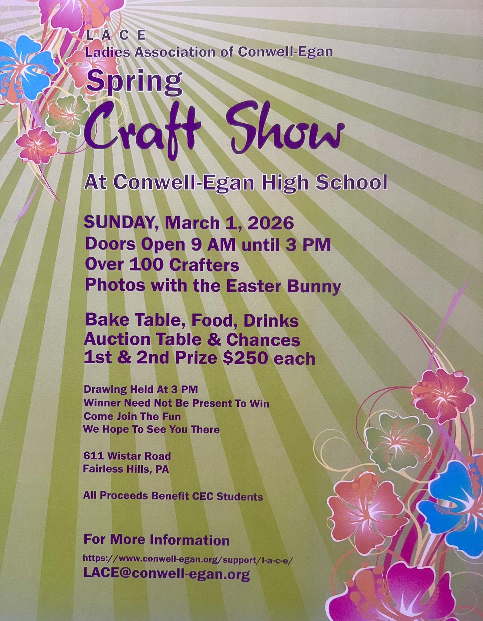 Conwell-Egan Spring Craft Fair
