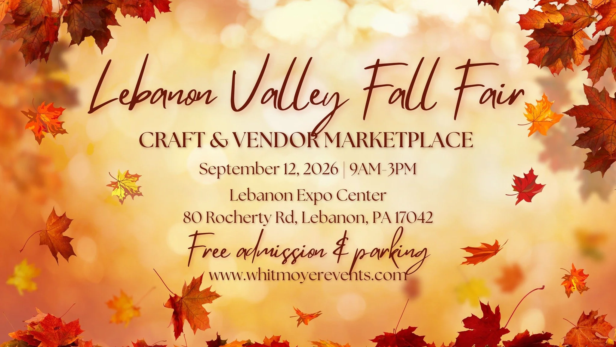 Lebanon Valley Fall Fair - Craft Marketplace 