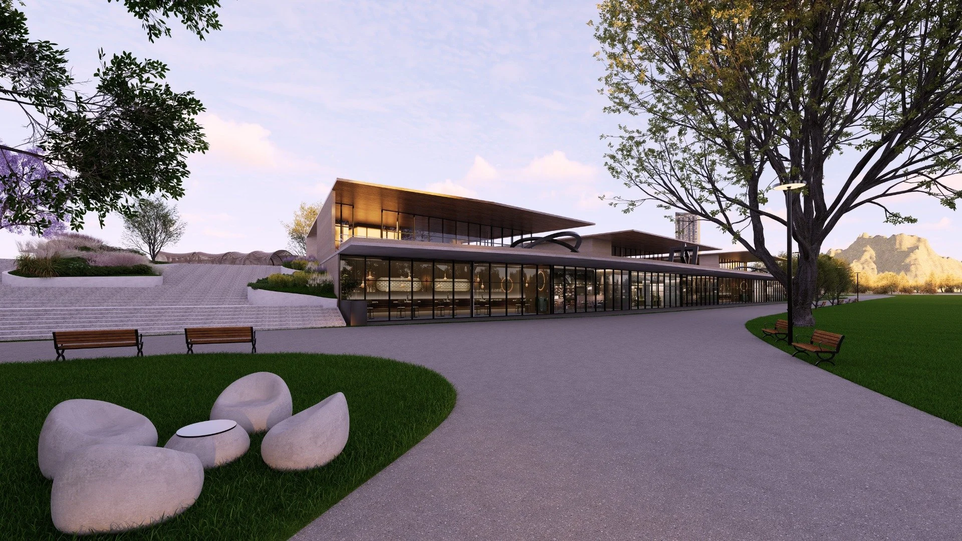 Comercios Fundidora

Comercios Fundidora es un espacio integral conectado al Parque Fundidora que fomenta la vida activa. Combina &aacute;reas deportivas, recreativas y comerciales, incluyendo un pet park y zonas de esparcimiento, creando un punto de