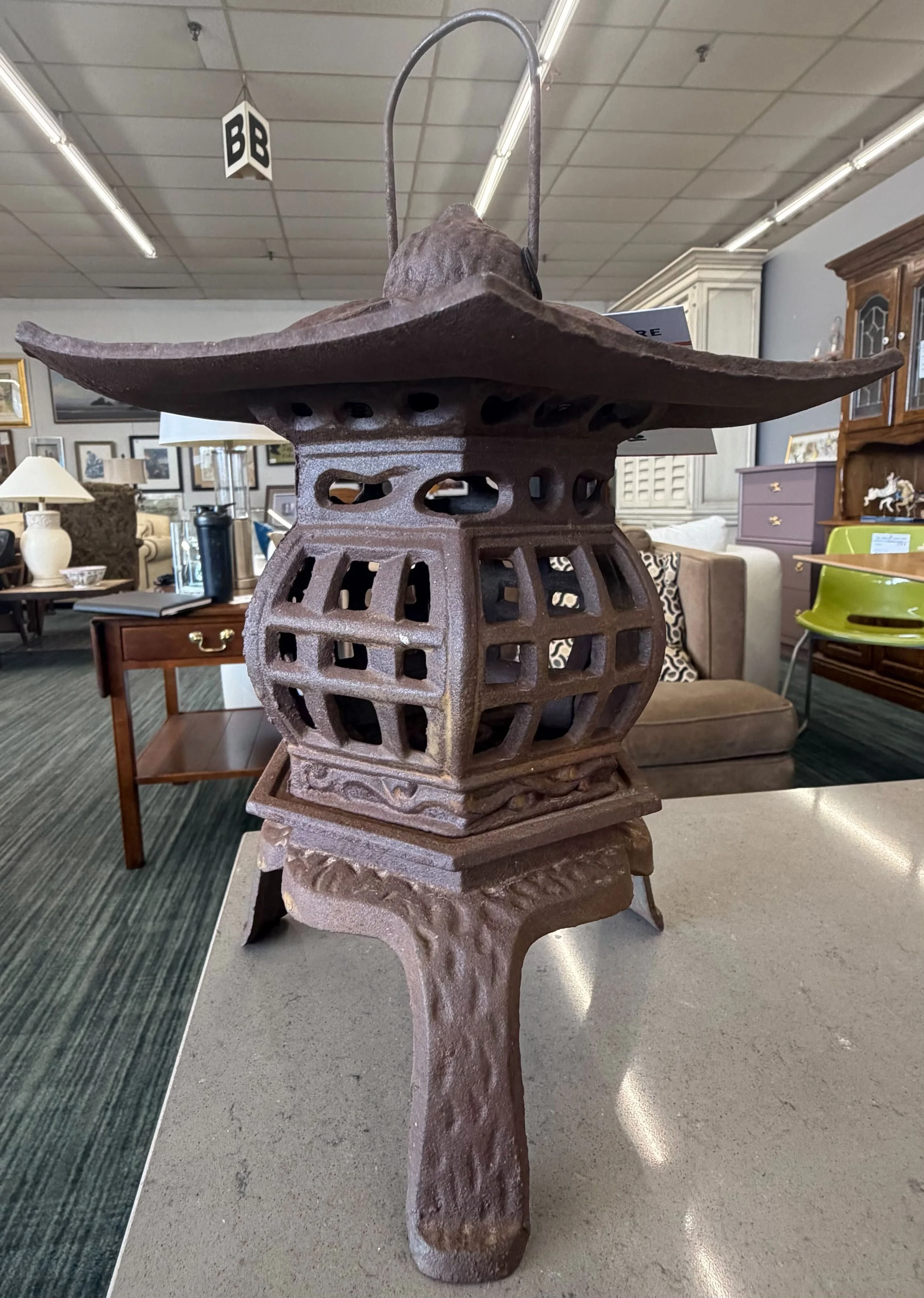 Cast Iron Garden Lantern