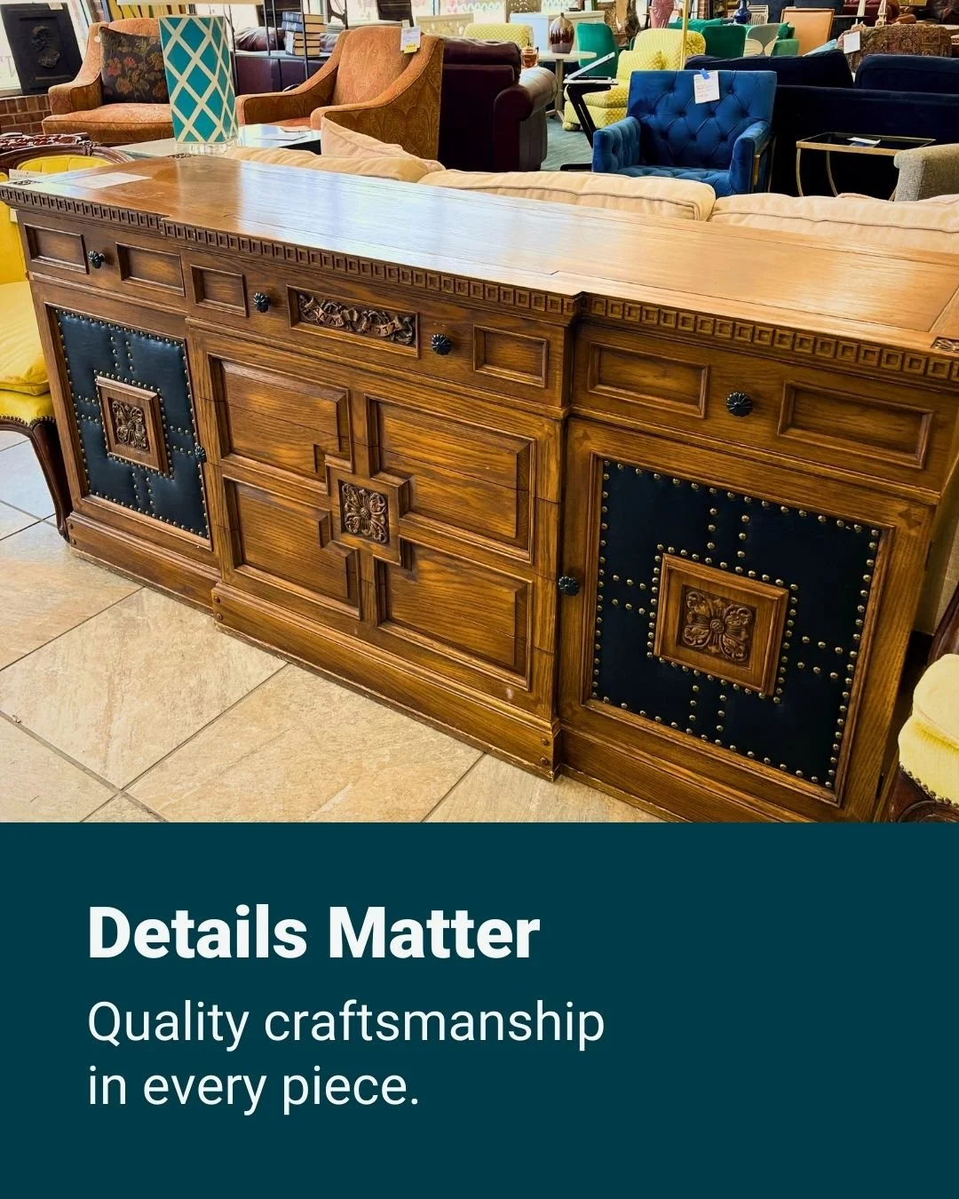 New Year, New Home. Find a piece that stands out because of the details. Details tell the story. From carefully crafted lines to quality finishes, these are the elements that make a piece truly special.

#craftmanship #uniquedesign #interiordesign