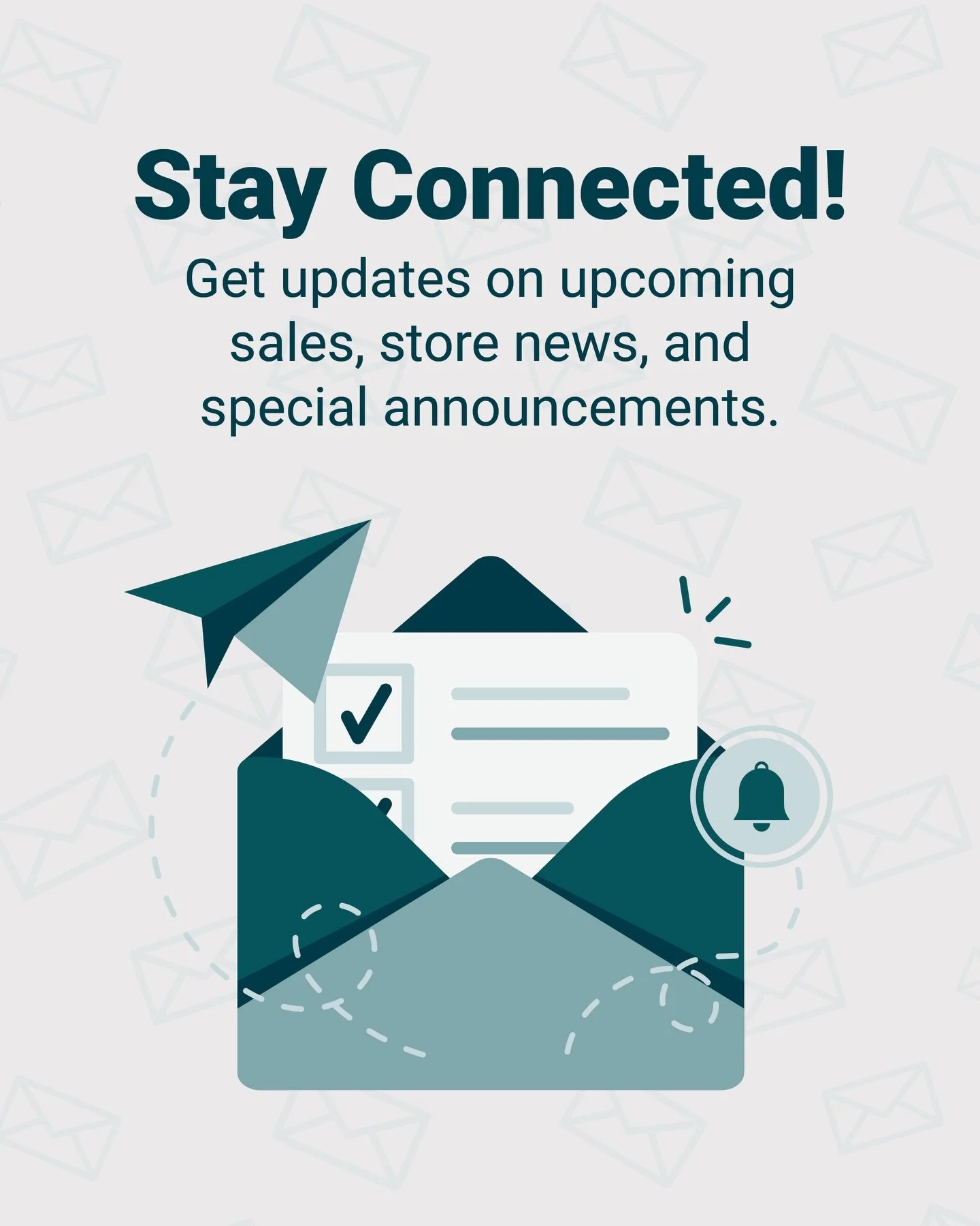 Stay up to date on Sales and more!
&nbsp;
Remember shopping with Jubilee Furniture and Jubilee Resale is a great way to give back to a great cause. Learn more about how you can get involved when you sign up for our newsletter.
&nbsp;
#volunteerfueled