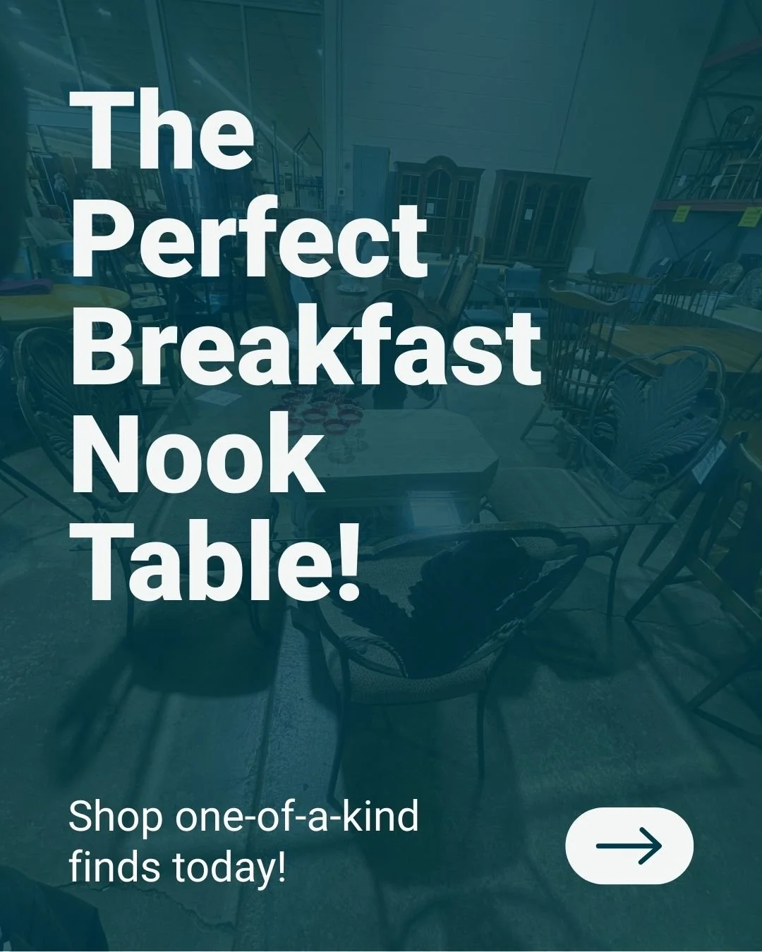 A beautiful table is where moments happen, meals are shared, and conversations started, memories made. Find your perfect match today!

#tables #resale #breakfastnook