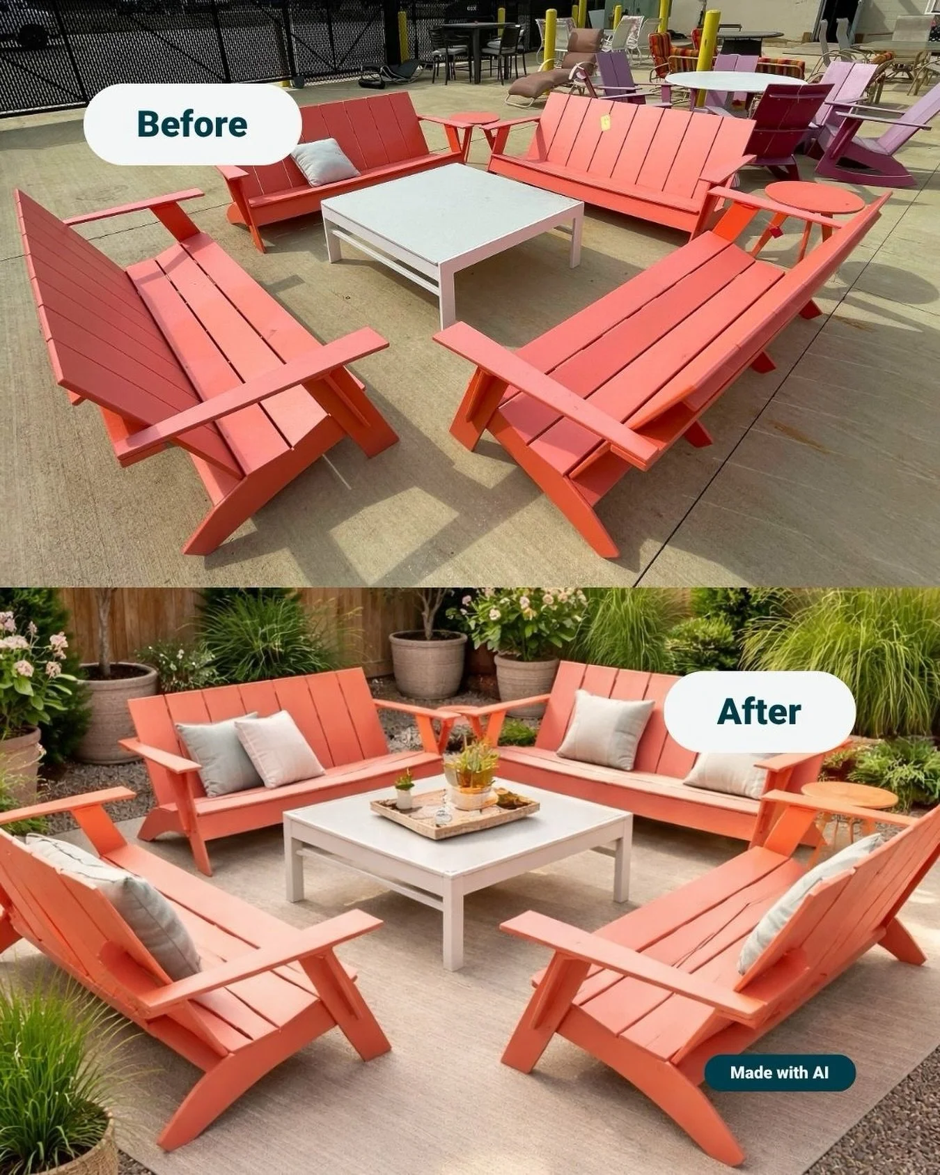 Spring in the Chicago suburbs sneaks up fast. One week you&rsquo;re in a coat, the next you&rsquo;re eating dinner outside. 🌤️

Outdoor furniture is out and ready to peruse on our patio&mdash;just in time to start dreaming up your space for the seas