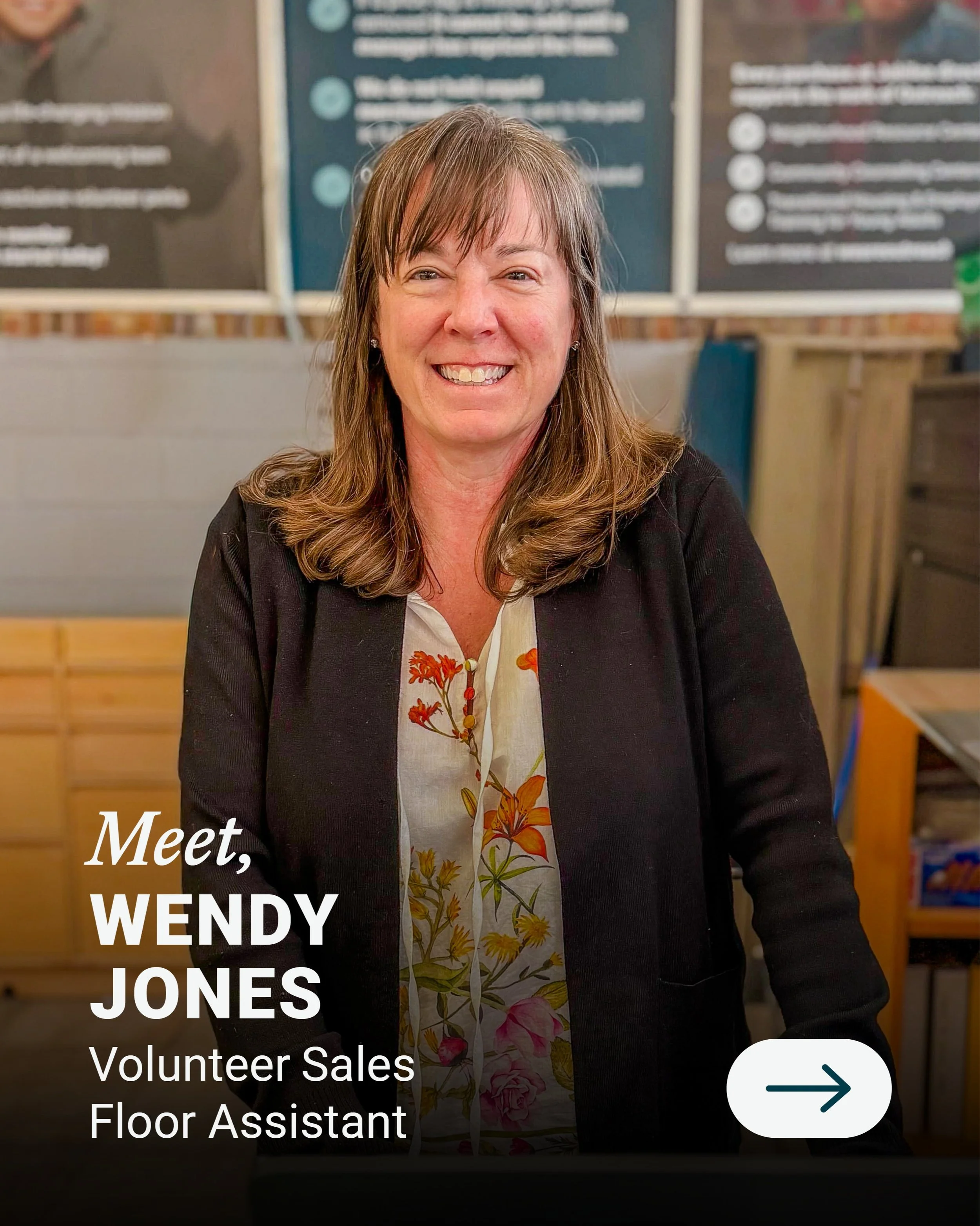 At Jubilee, volunteers are at the heart of everything we do.

From sorting donations and steaming clothes to greeting neighbors with a smile, they help keep both Jubilee Furniture and Jubilee Resale running with warmth and care.

Today we&rsquo;re ce