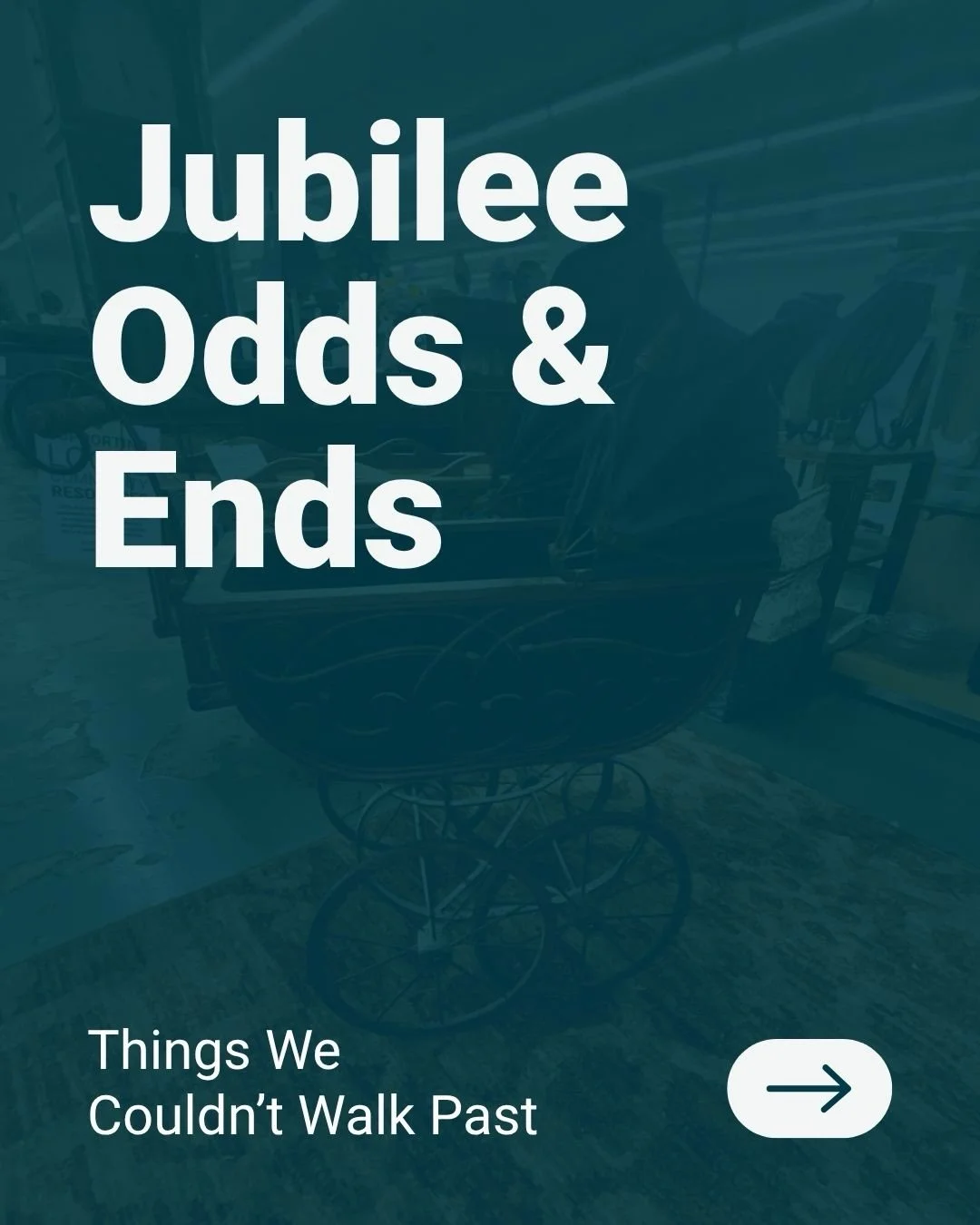 Odds &amp; Ends ✨
The little finds that make thrifting fun. Clocks, vintage luggage, d&eacute;cor, unexpected treasures &mdash; you never know what you&rsquo;ll come across at Jubilee Furniture 👀