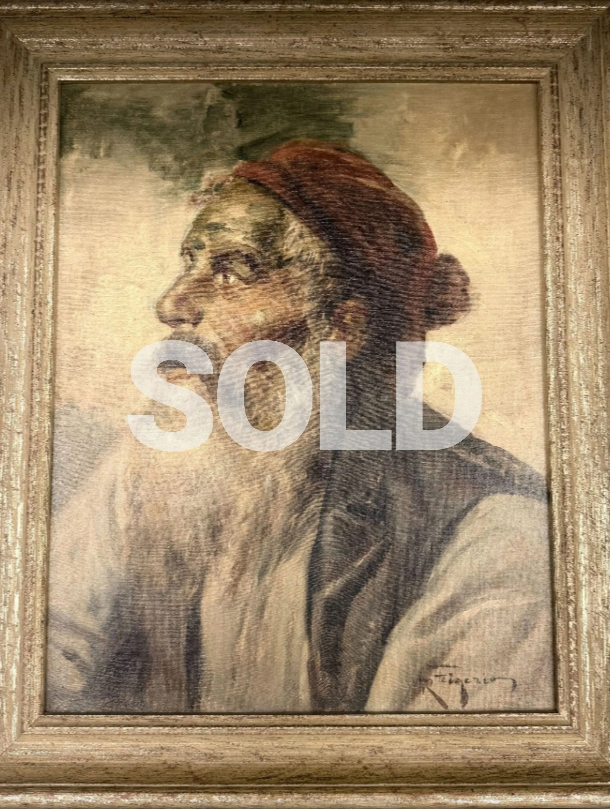 "The Wise Elder" Raffaele Frigerio Portrait