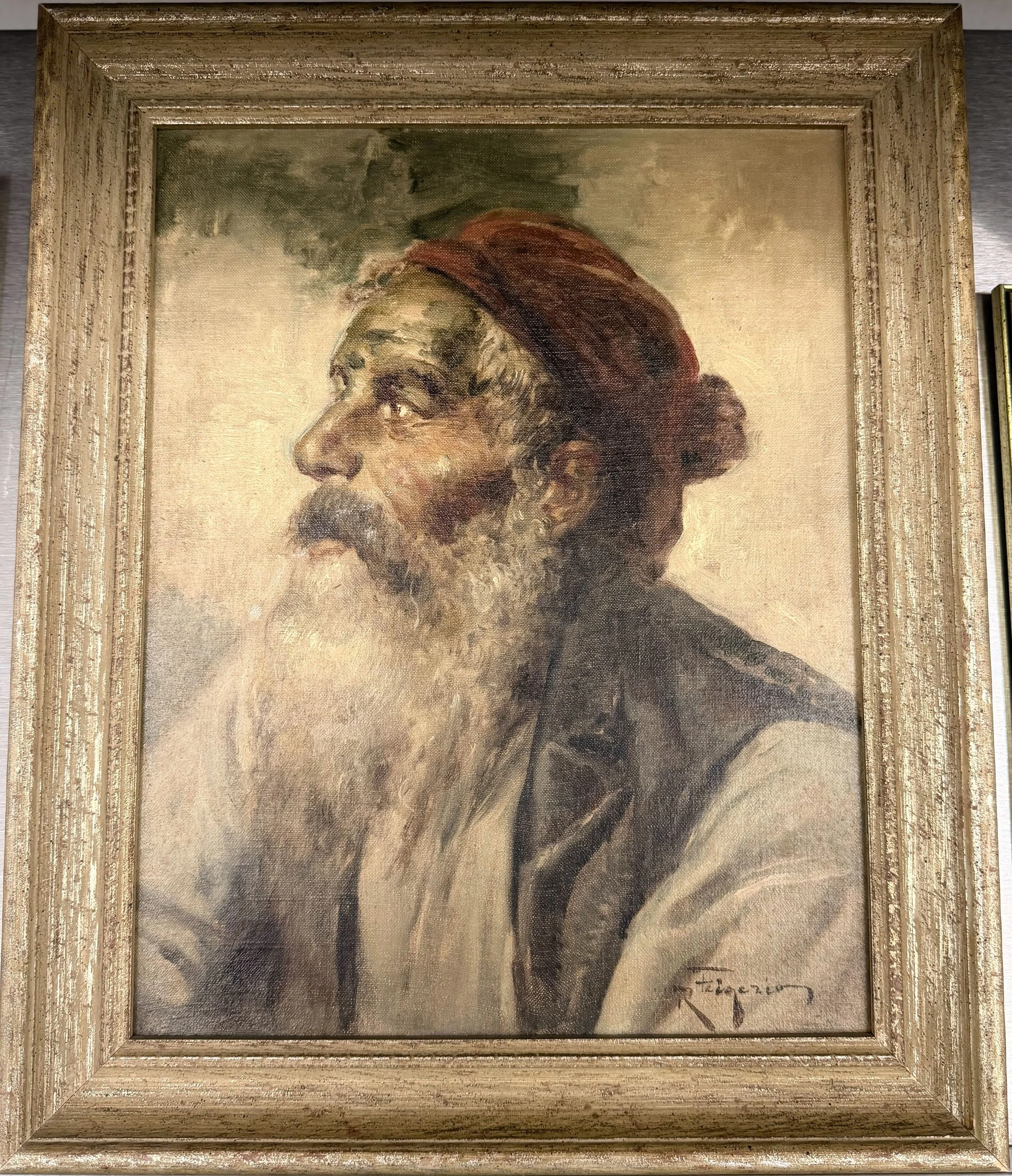 "The Wise Elder" Raffaele Frigerio Portrait