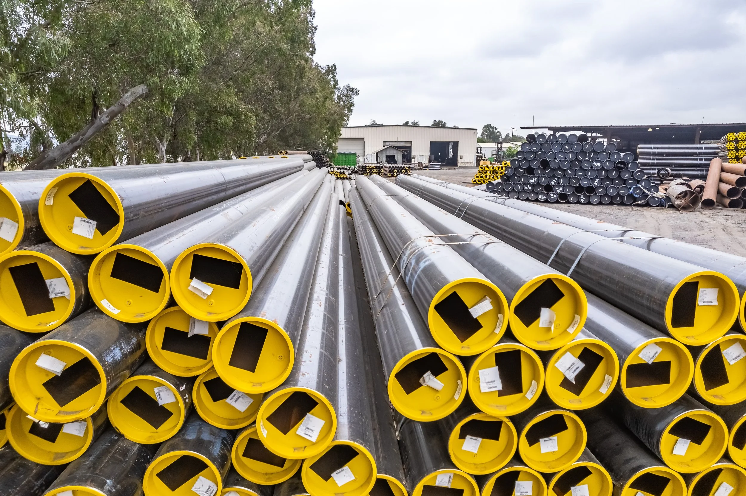 101 pipe and casing stacked