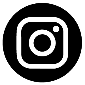 Instagram logo in black and white