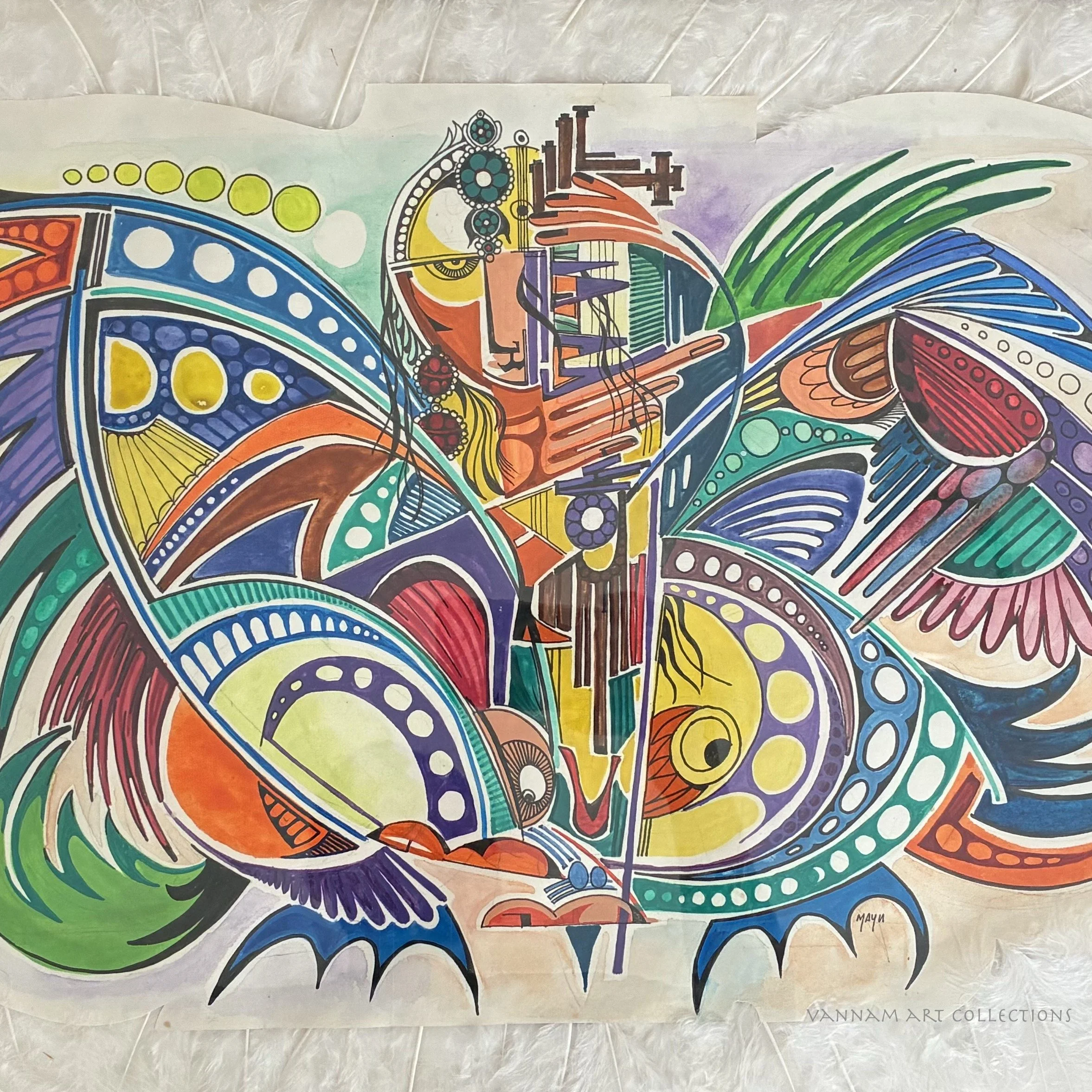 “Music That Lets the Heart Fly” is an evocative artwork capturing the freedom and transcendence that music brings to the soul