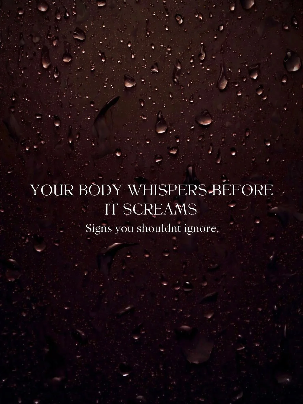 Your body speaks in subtle ways.
Listening early is an act of self-respect.

At Tenz Club, every treatment is intentional&mdash;
to calm your nervous system, release tension, and bring you back to balance.

✨ Book your moment of restoration
📍 Montre