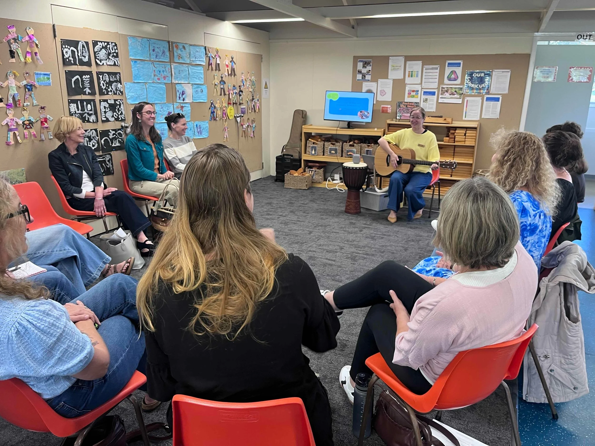 Yesterday, I had the pleasure of running a Music Therapy workshop for Kindy educators across the Sunshine Coast. 🎶 We focused on using music as a resource to support the social and emotional wellbeing of Kindy kids, and it was so much fun! 

Thanks 