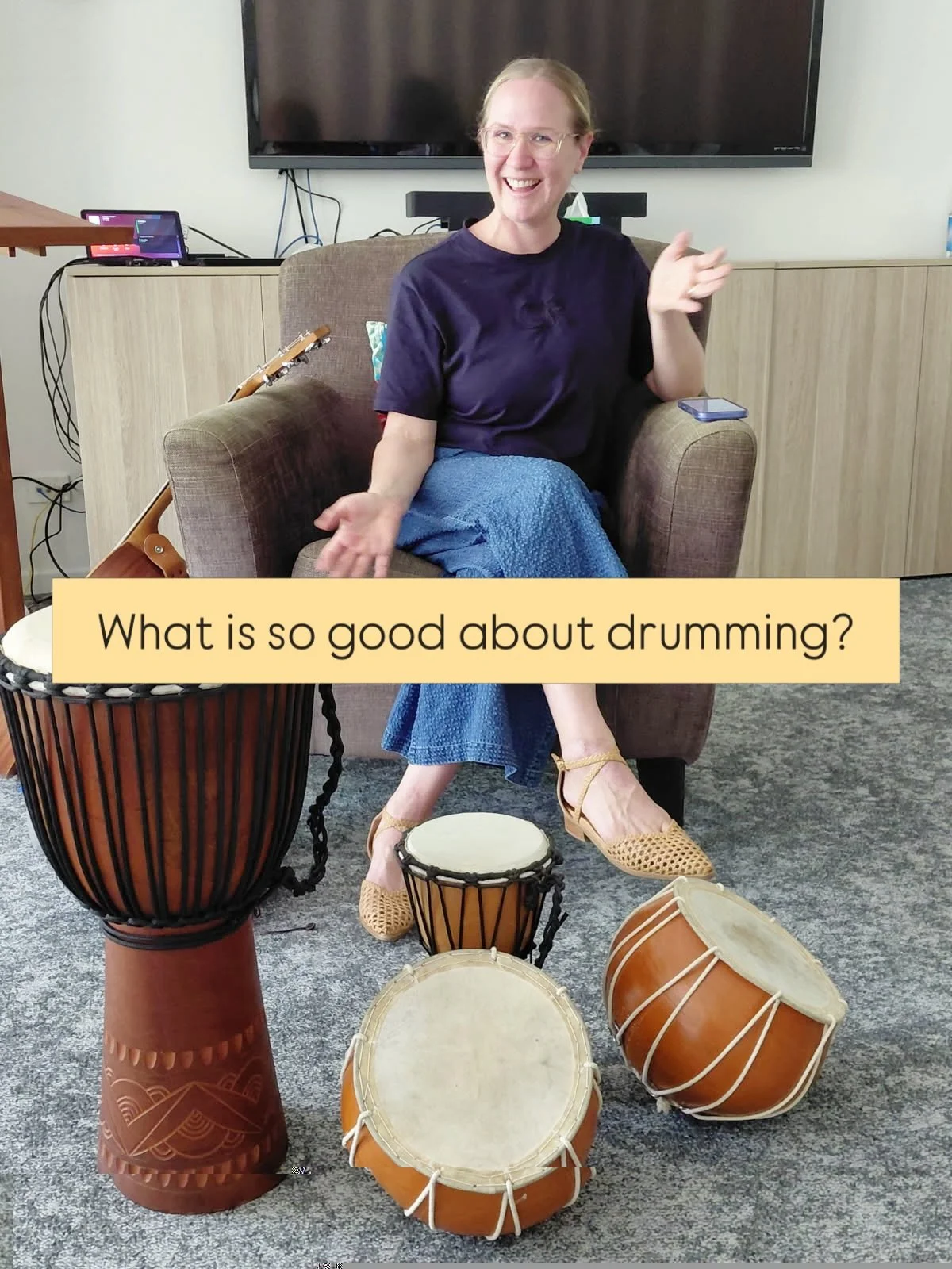 Feel the beat, drop the stress. 🥁✨

Drumming isn&rsquo;t just about making music.. it&rsquo;s a full-body reset. From releasing endorphins and lowering anxiety to boosting focus and grounding your nervous system, hitting a drum lets your brain proce