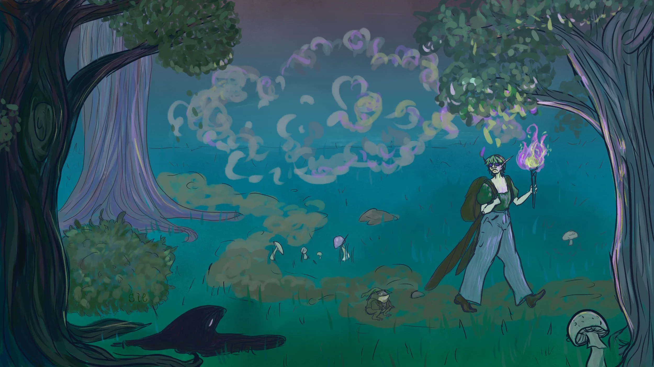 S. I. Evans, "A Wonderful Walk in the Woods," August 2025