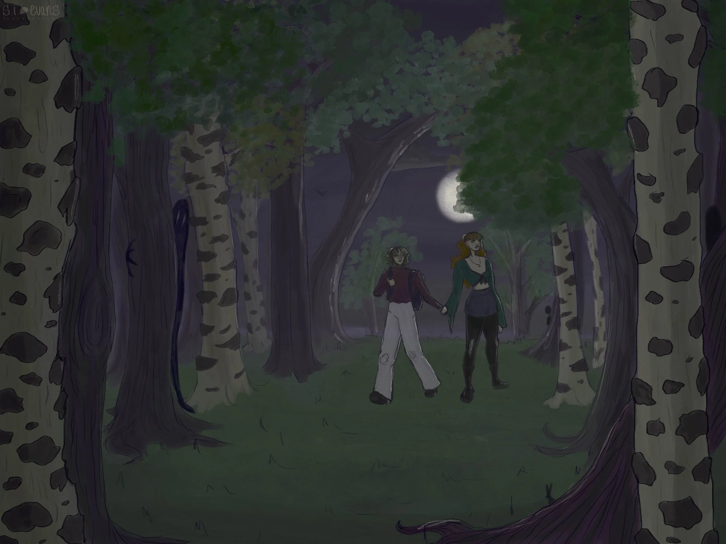 S. I. Evans, "The Shadowed Wood," November 2025