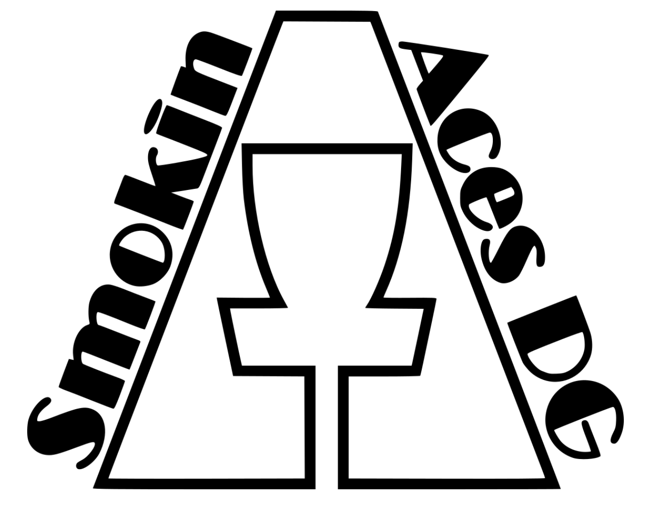 smokin aces disc golf logo