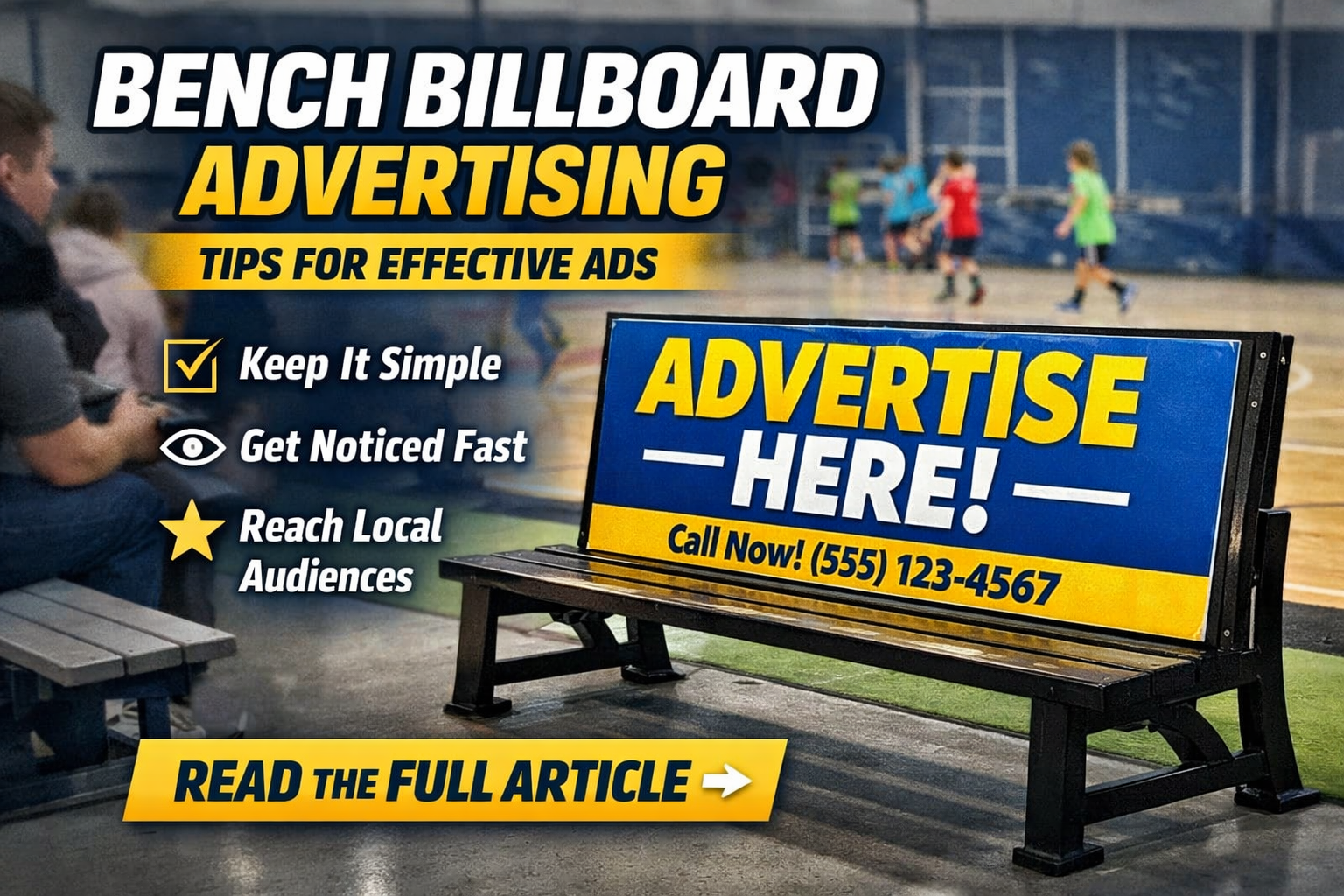 Bench Billboard Advertising Tips