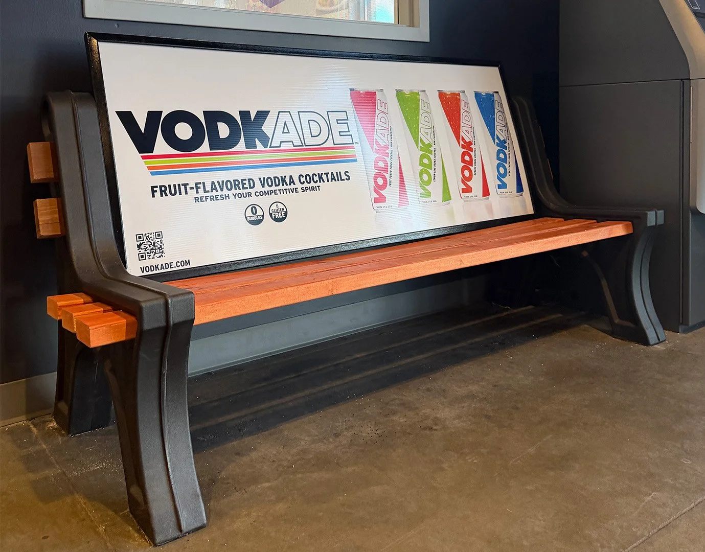 Show Me Lawn Care bench billboard