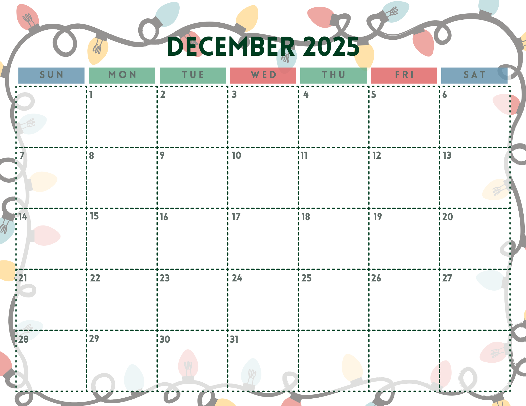 December Calendar