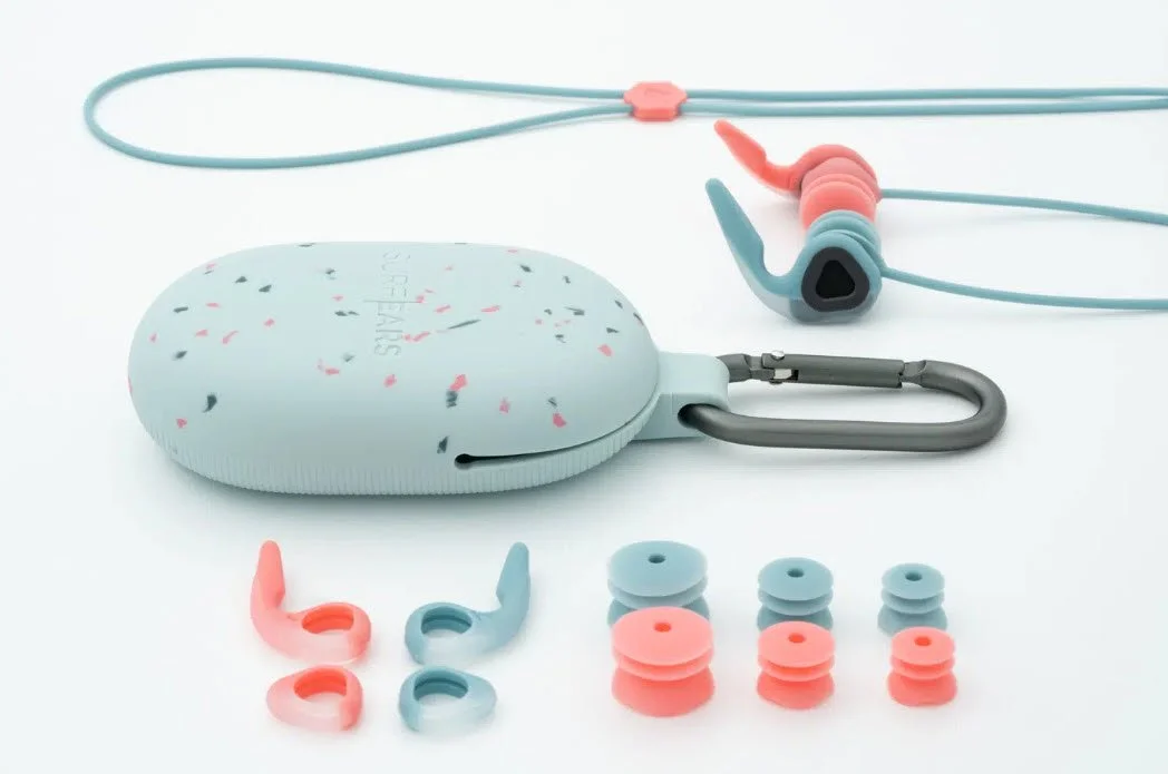 SurfEars ear plugs with accessories