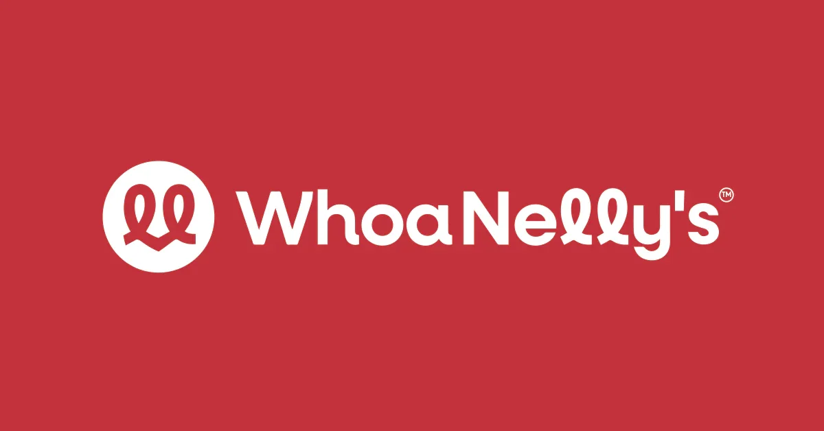 WhoaNelly's logo on a red background