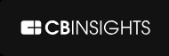 CB Insights logo on a black background