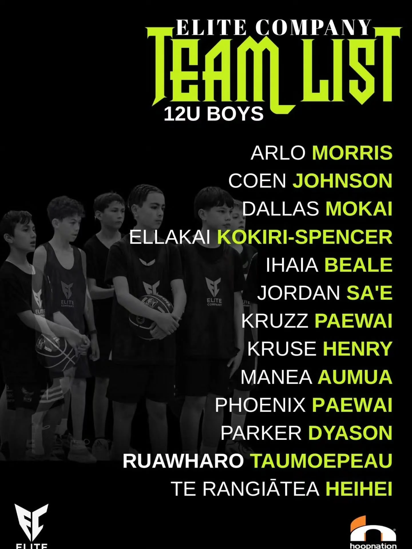 Introducing our youngest squad heading to @nzhoopnation next month!

The 12U squad is locked in and ready to make some noise on the big stage 💪

Let's give these boys some hype for their final preparations. Be sure to stay tuned as we get to know th