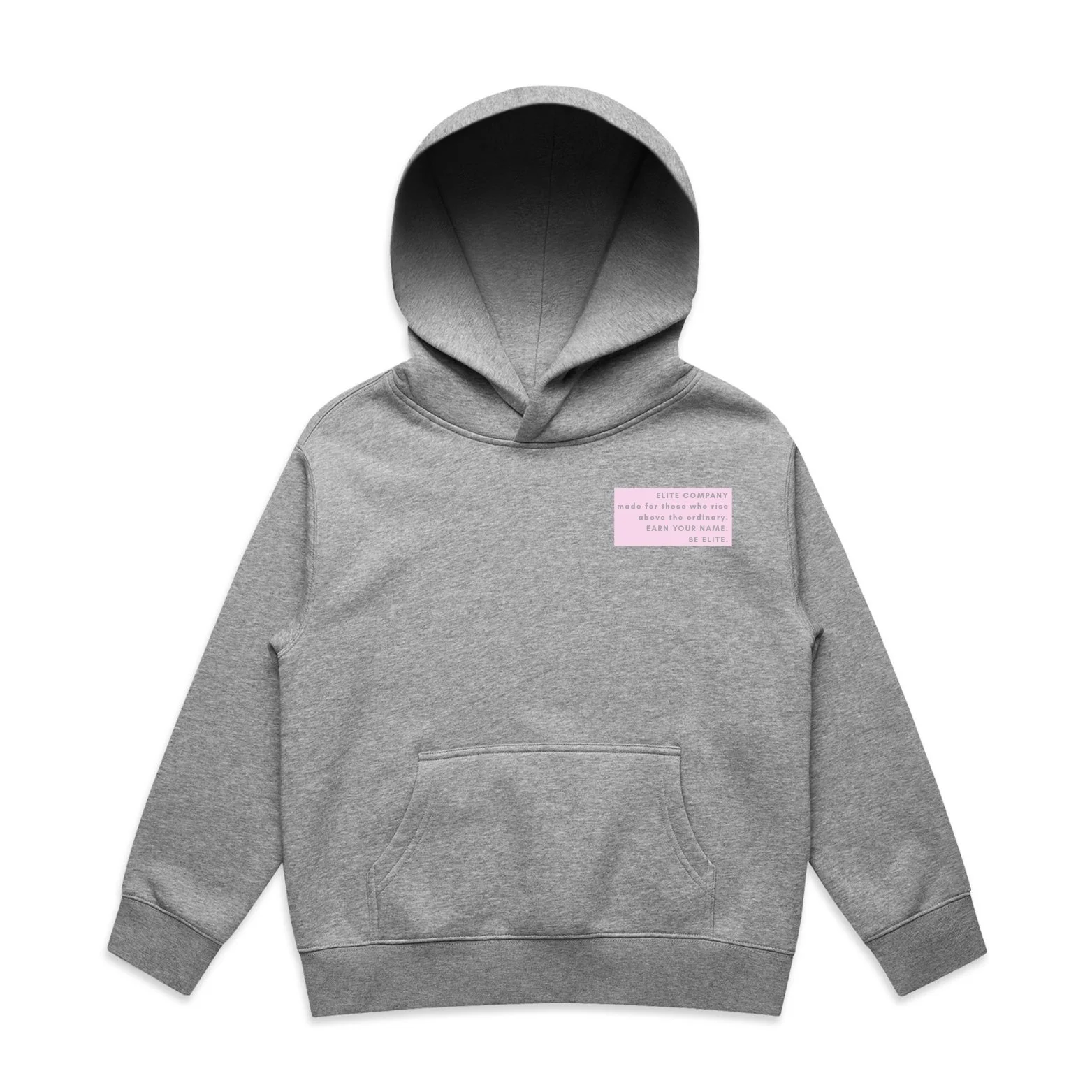 Elite Company - LEVEL UP Grey Hoodie (Kids)