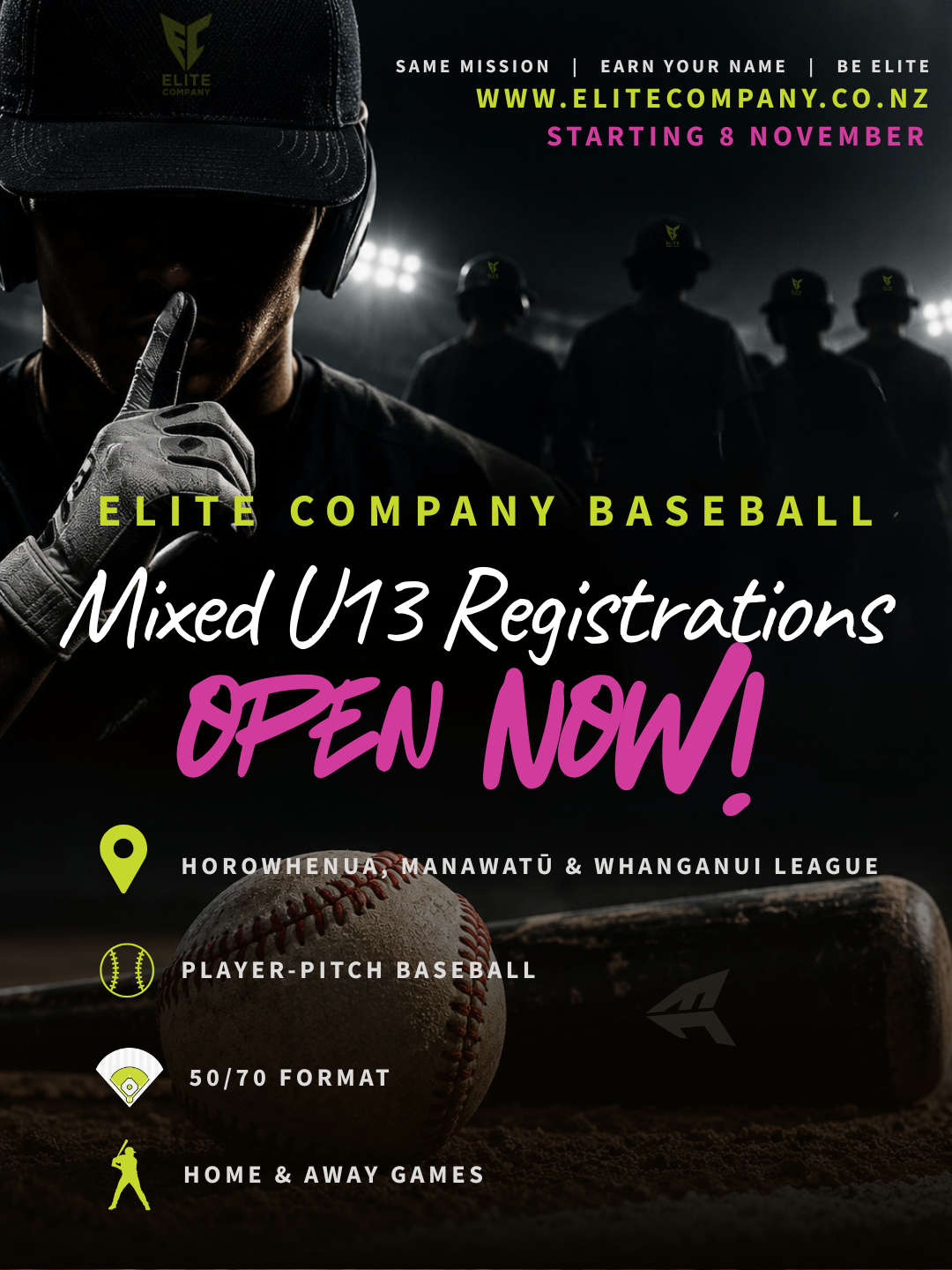 U13 Elite Baseball Registration