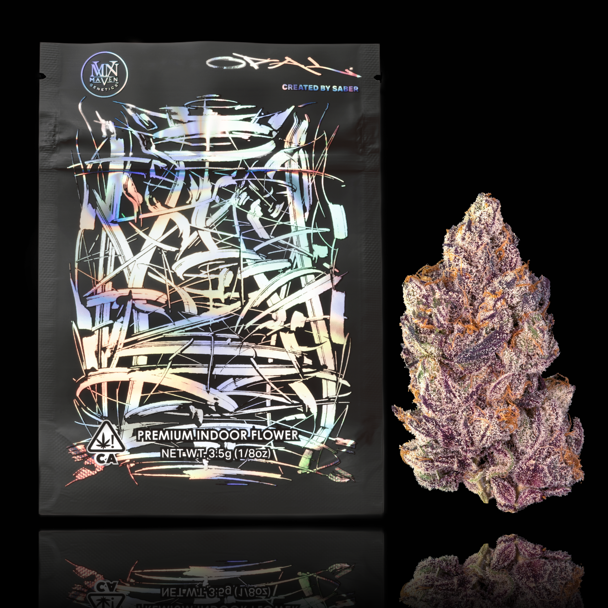 Opal harvested flower, as labeled by the cited photo source