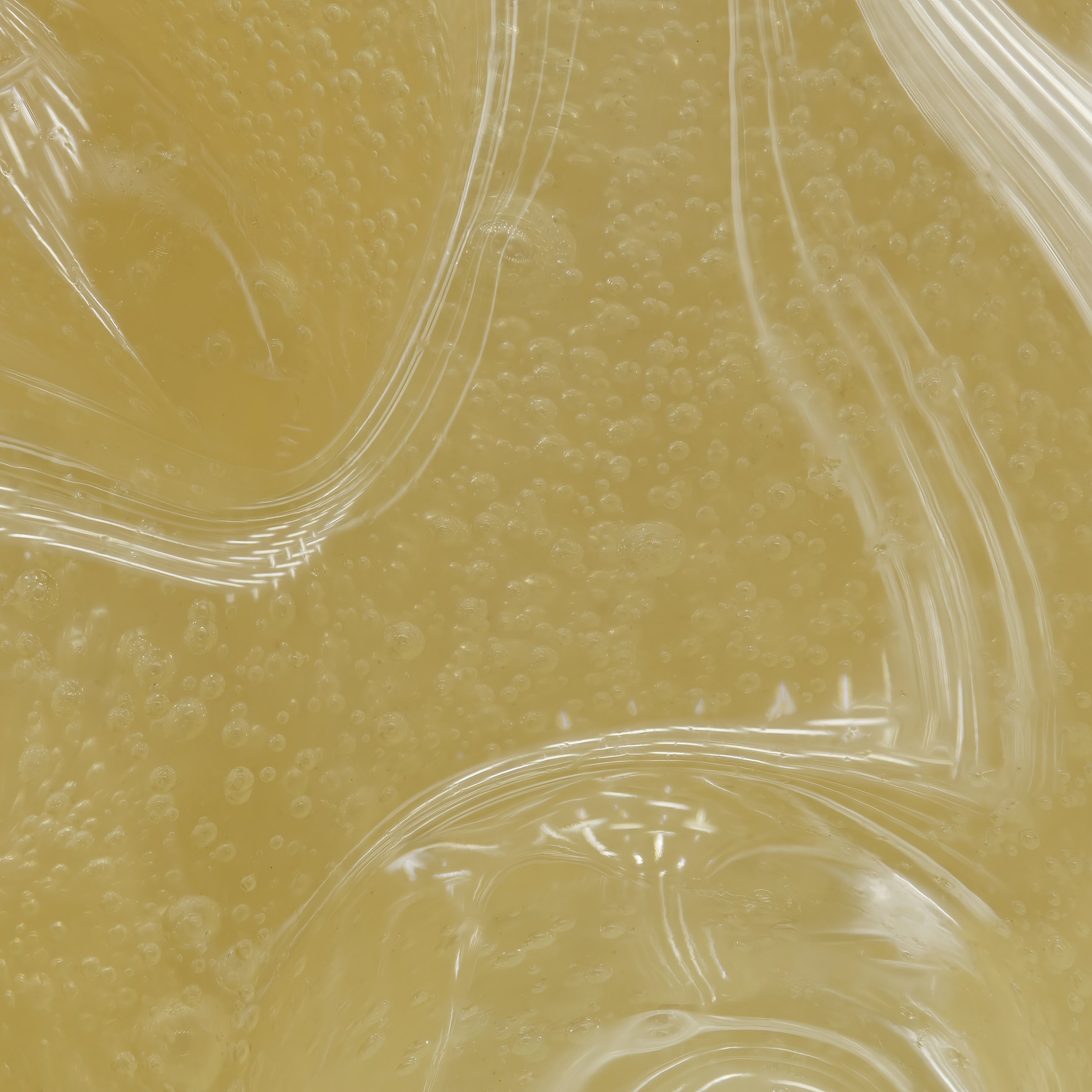 Close-up of fresh press rosin.