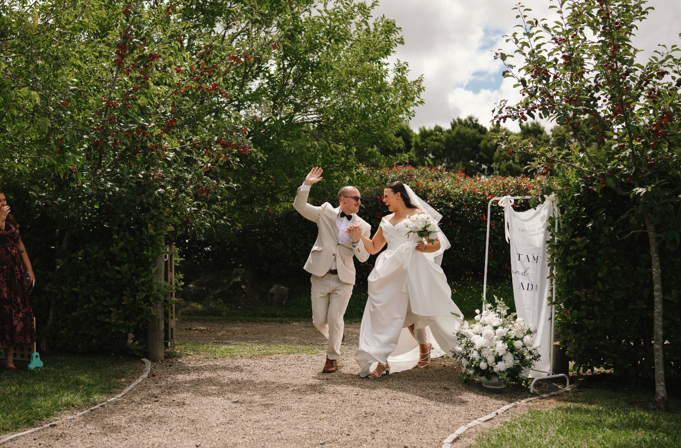 wedding at Whispering Waters, captured by Zedala Creations.
