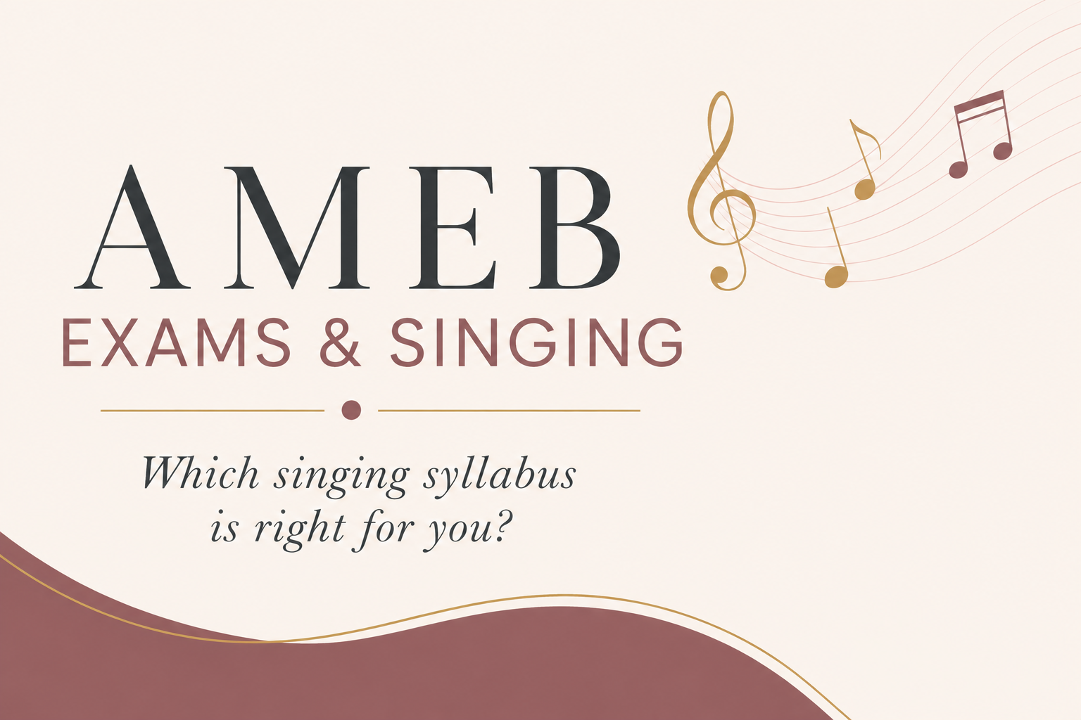 AMEB Exams and Singing