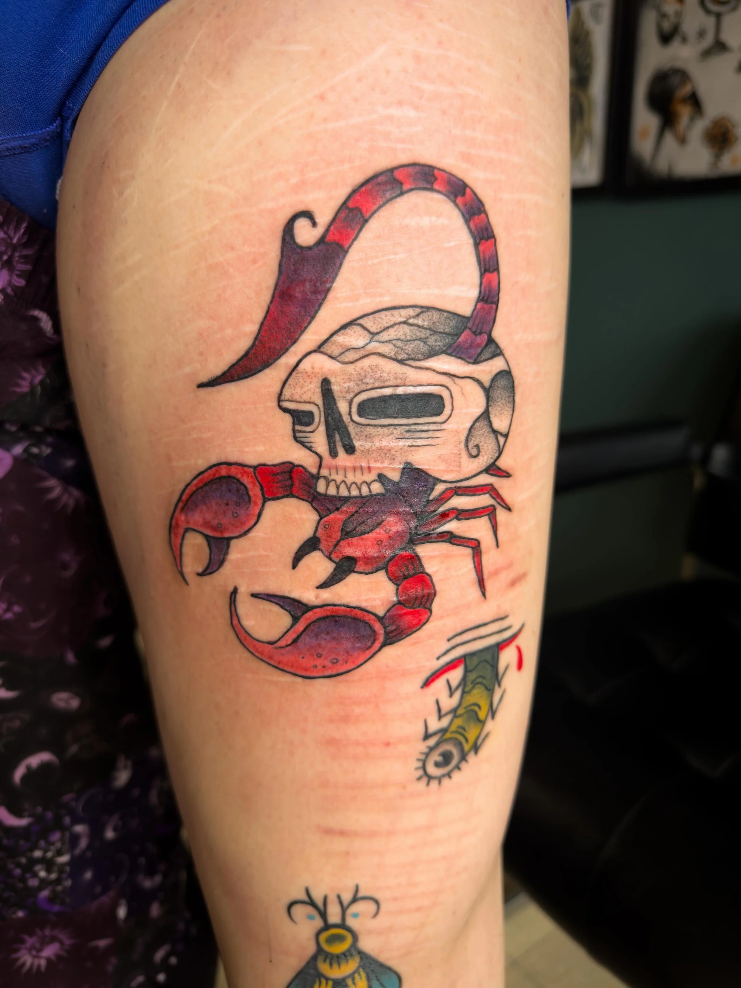 Thank you for getting another super fun piece, Aurora! 💀🦂