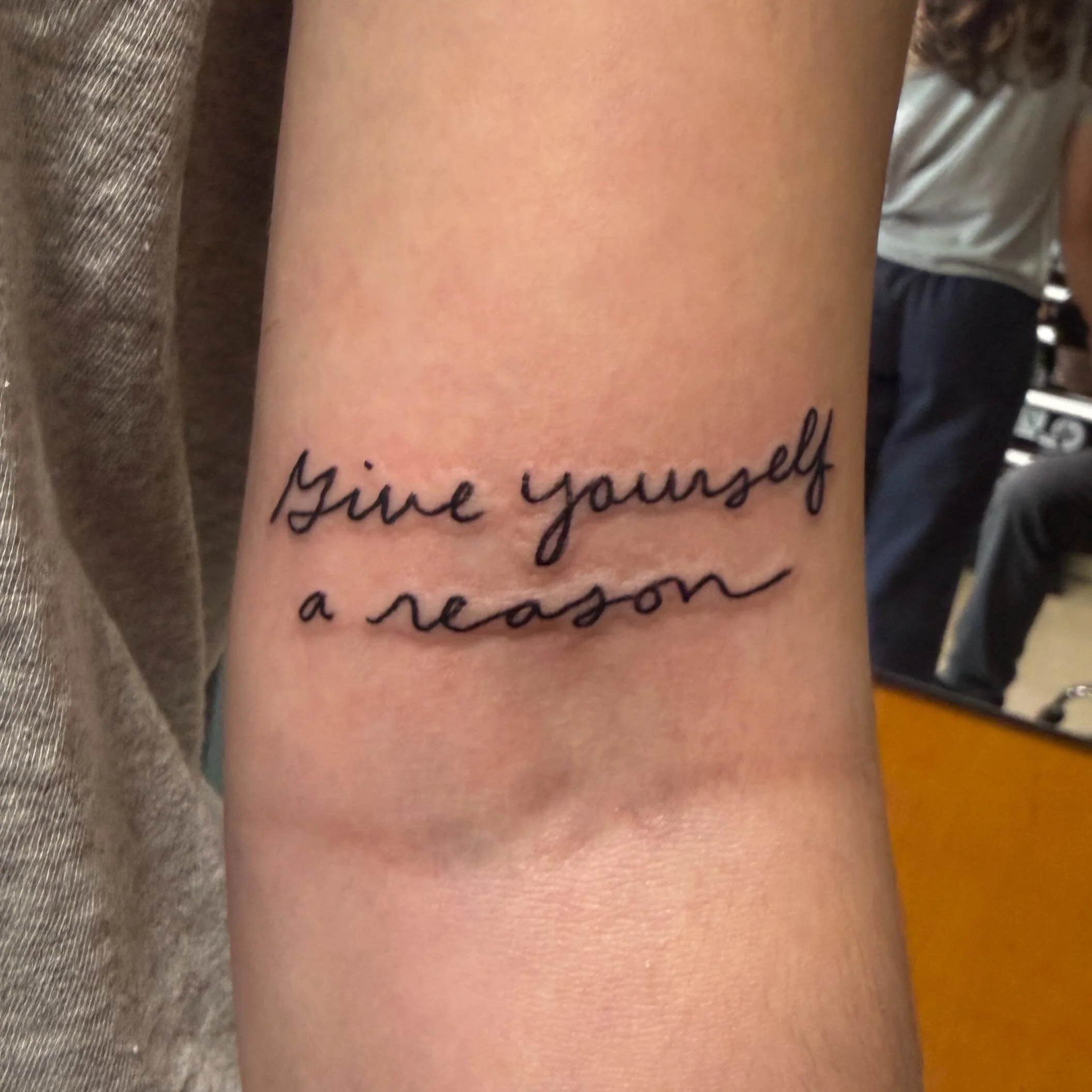 A lil bit of handwriting for Carter. Thank you!