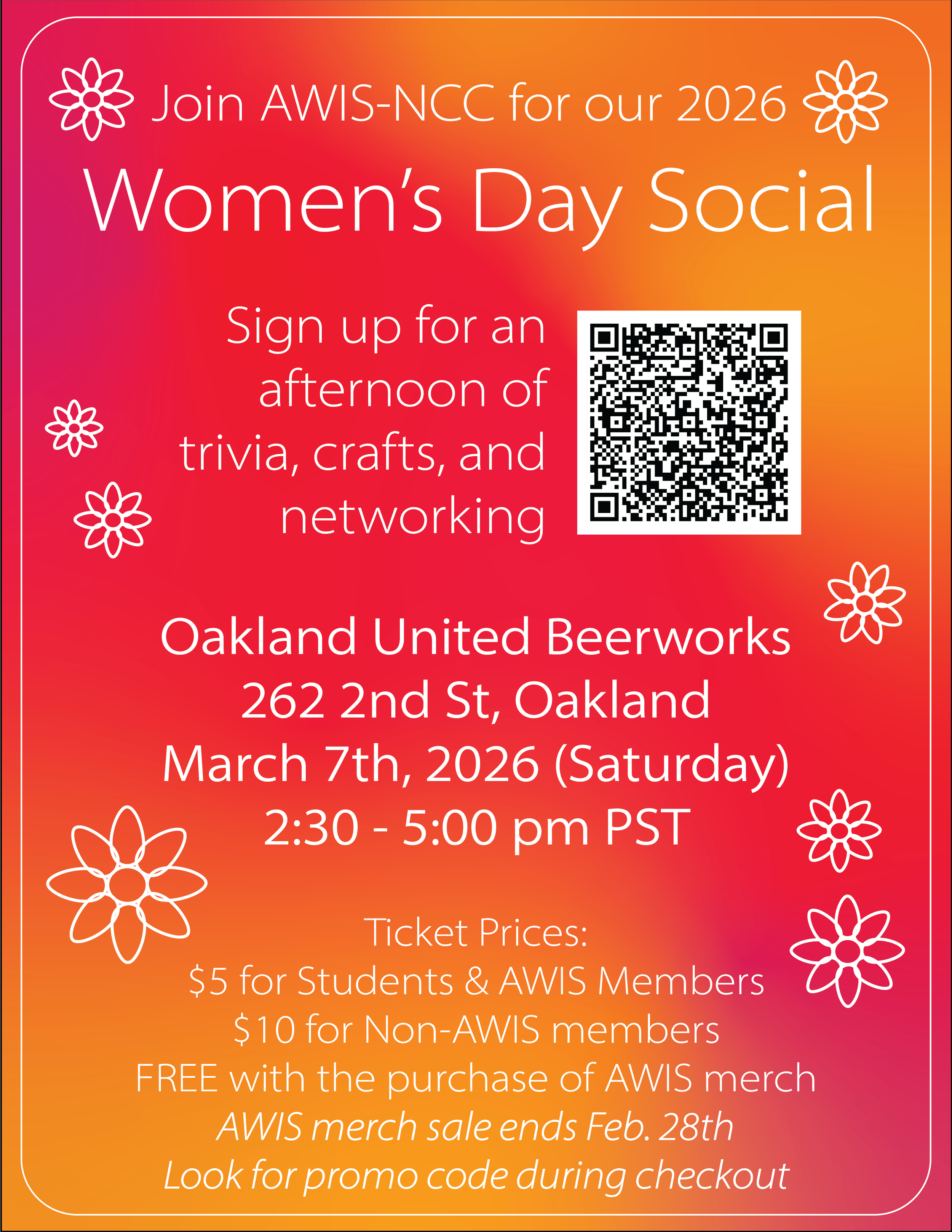 AWIS NCC Women's Day Social 2026