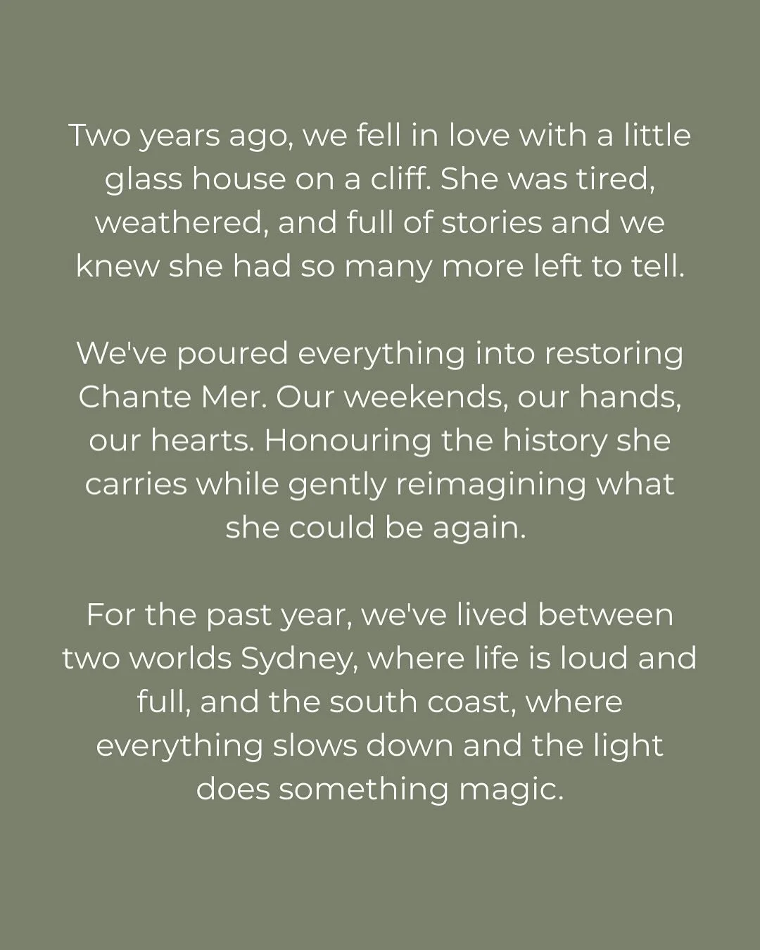 Who needs a holiday??! 😉🥂🐬

www.chantemer.com.au