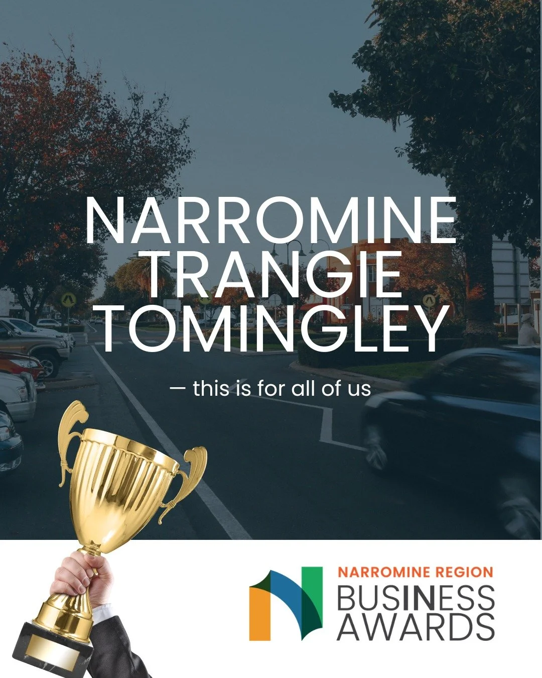 🏆 Narromine Region Business Awards &ndash; Nominations Open

Narromine, Trangie, Tomingley &mdash; this is for all of us.

We&rsquo;re calling on our entire community to get behind the businesses that make our region what it is. Whether it&rsquo;s y