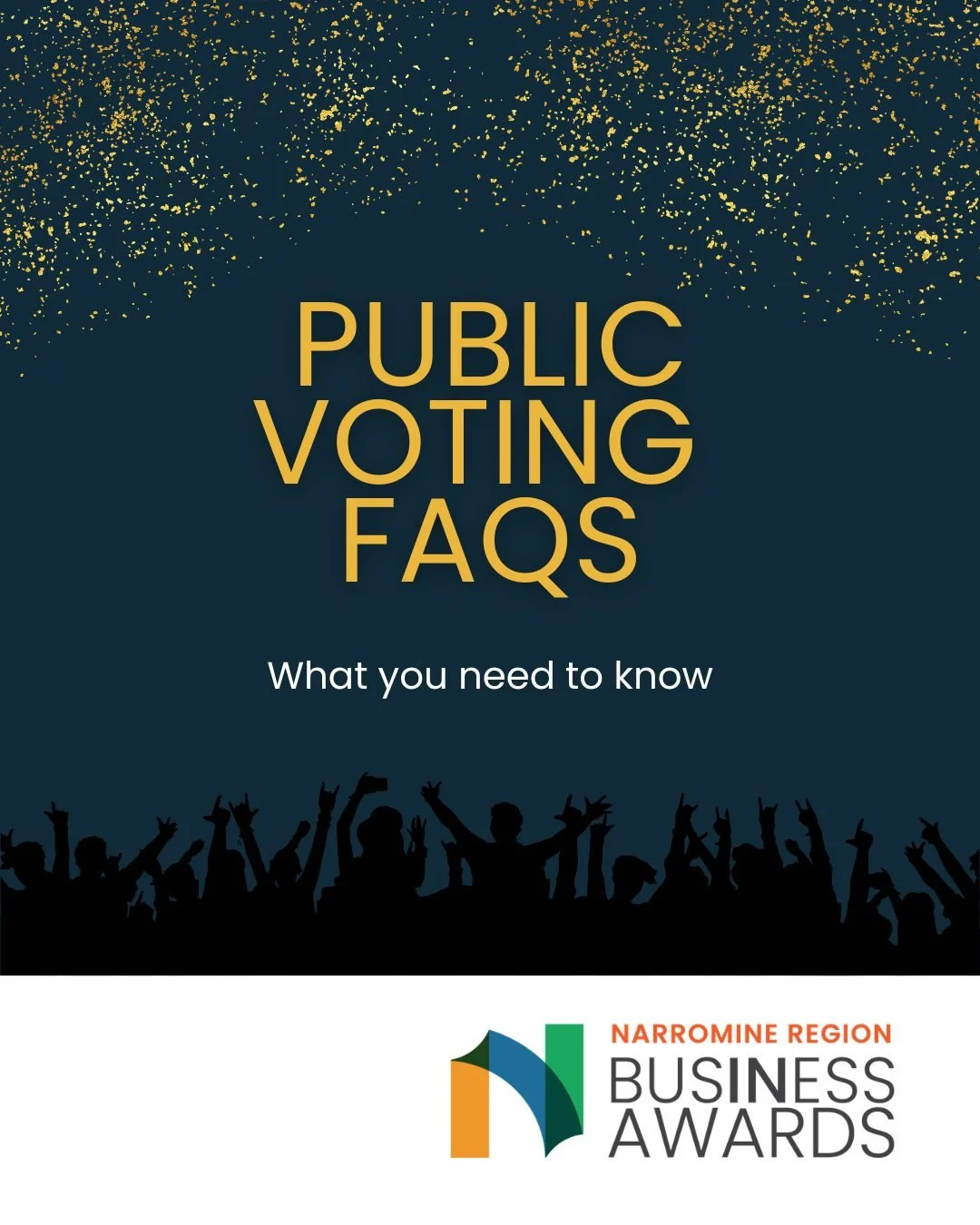 🗳️ Public Voting FAQs

Got questions about public voting? We&rsquo;ve got you.

Public voting is now open for the Narromine Region Business Awards 2026, and three People&rsquo;s Choice categories will be decided by the community:

🏆 Narromine Regio
