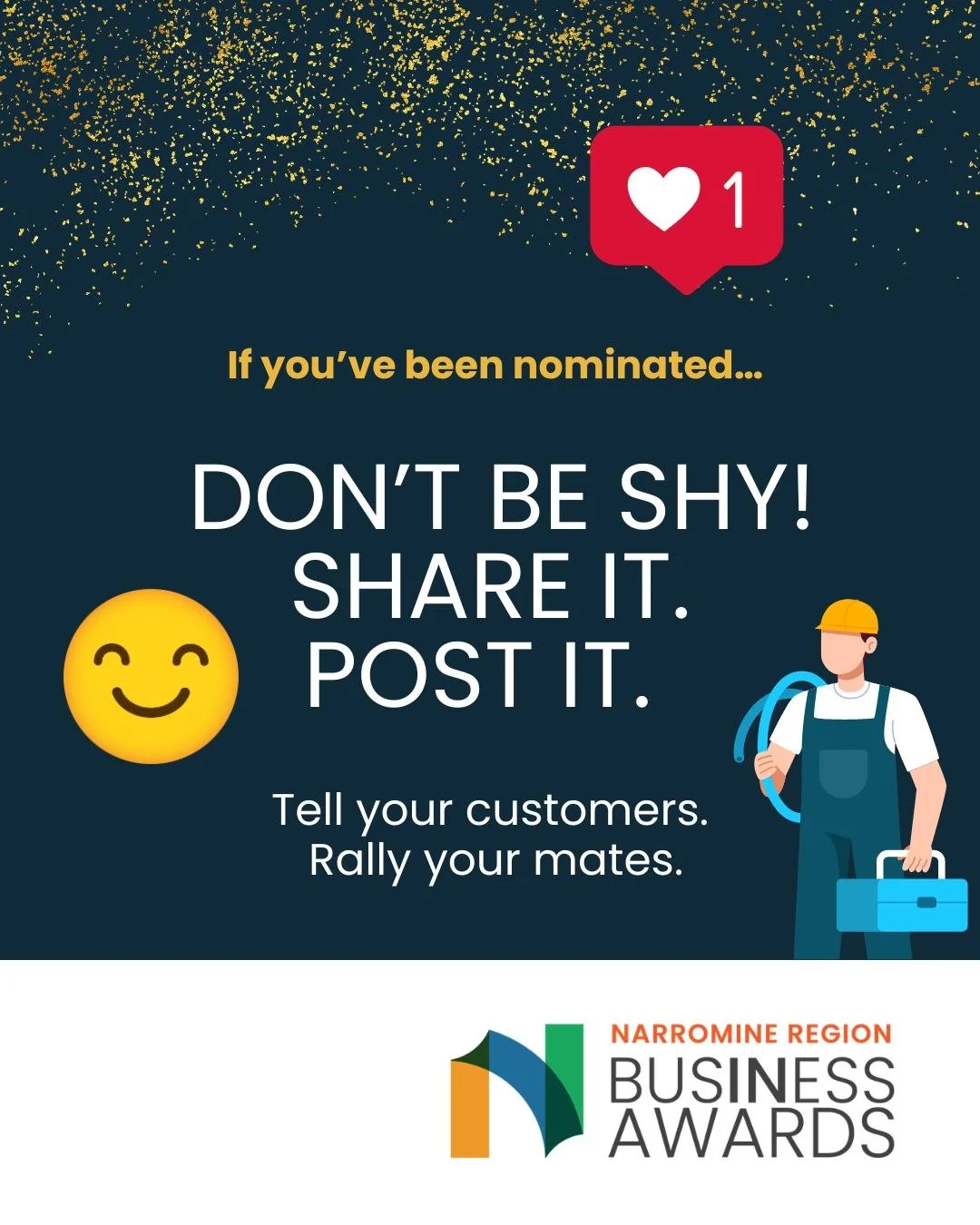 ⏰ Righto, this is your final nudge. Public voting shuts tonight at 6pm.

Got a favourite business?
Know a tradie who's worth their weight in gold?
Been served by someone who's always got a smile on their face?

🗳️ Get your vote in before the gates c