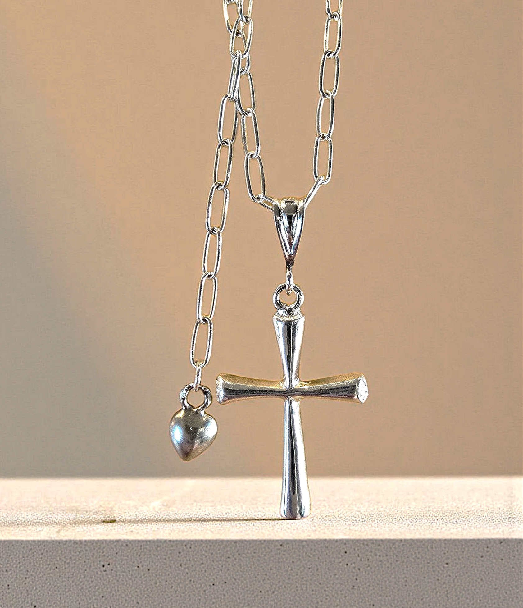 Sterling Silver Cross Necklace