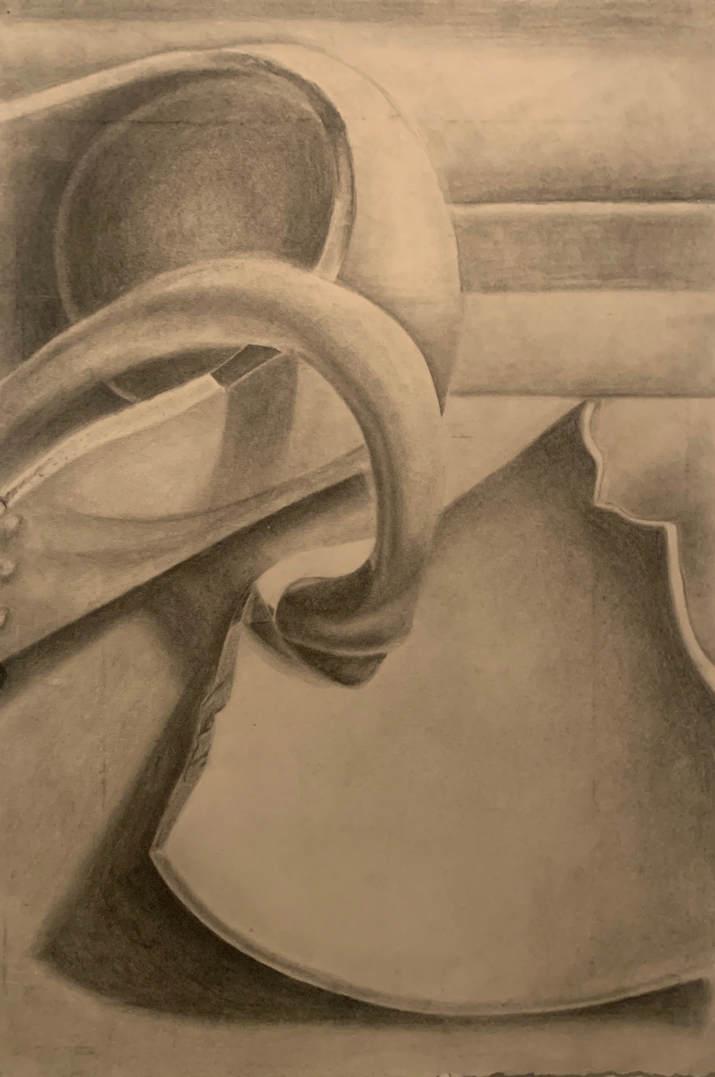 Suspend (2nd in diptych)
Graphite