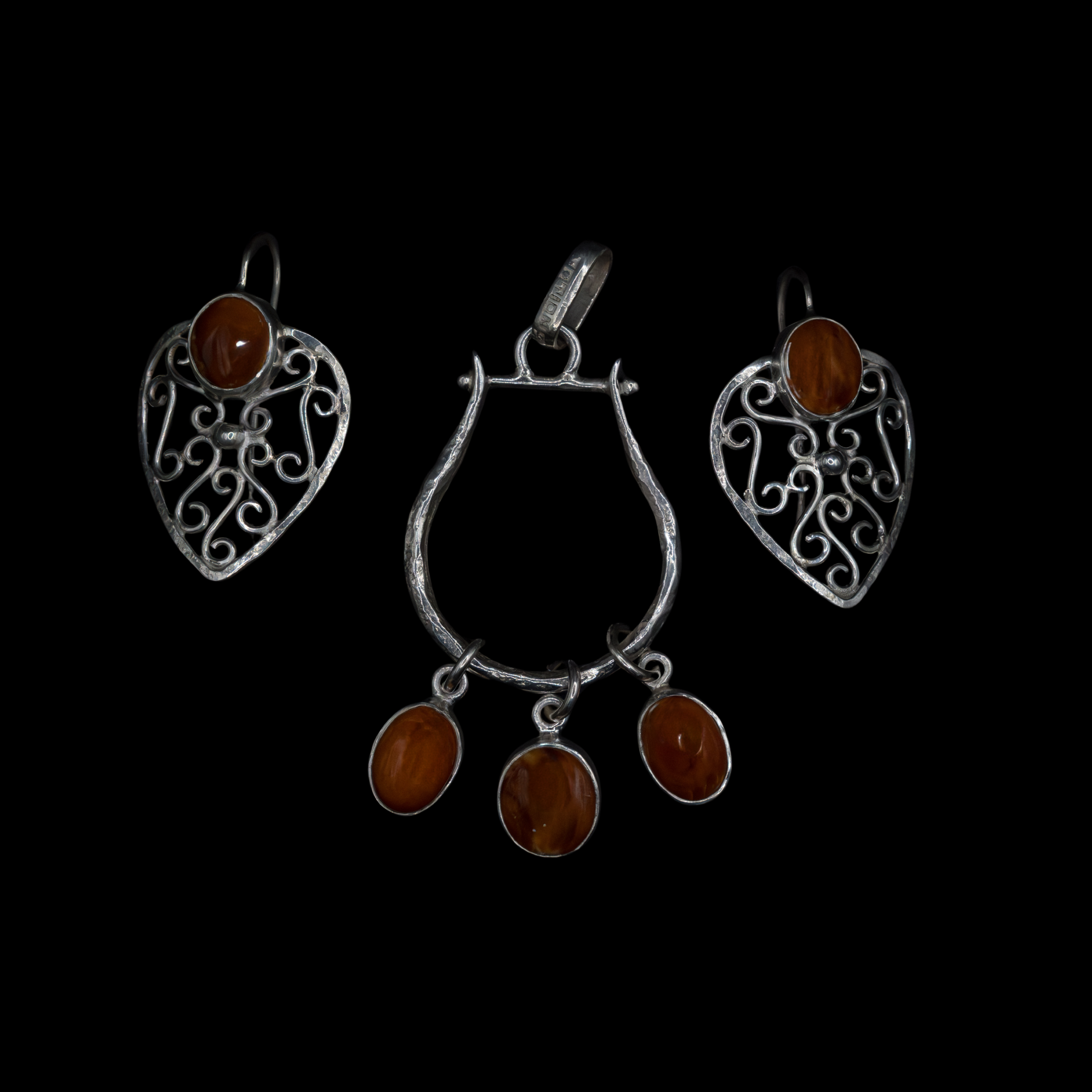 CONJUNTO CORAZÓN ROJO