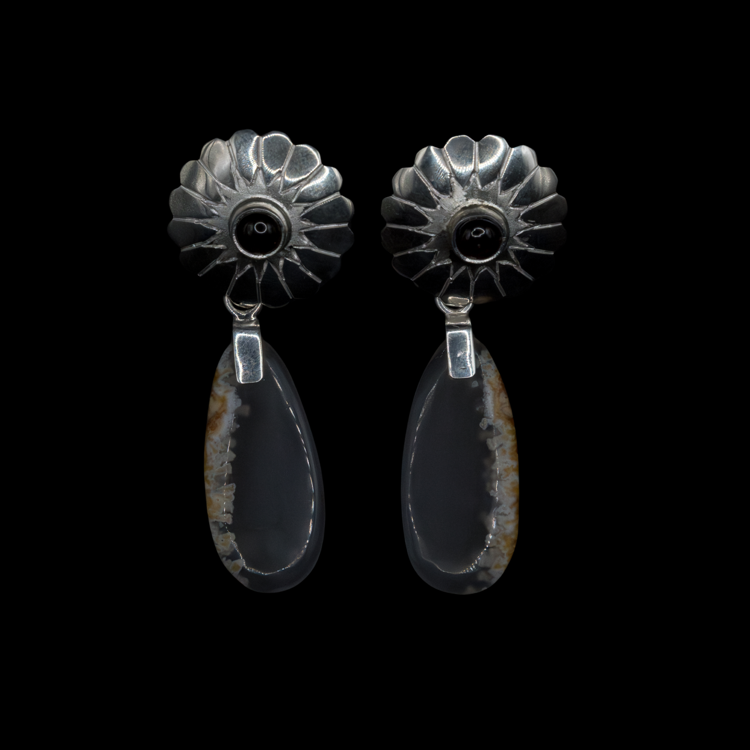 ARETES FLORES DE LA NOCHE