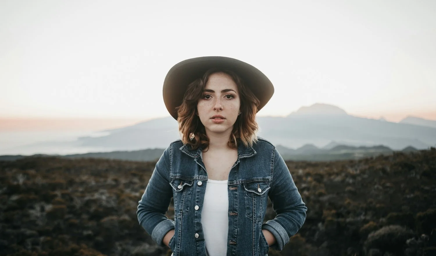 OCD blog Woman with blank expression.