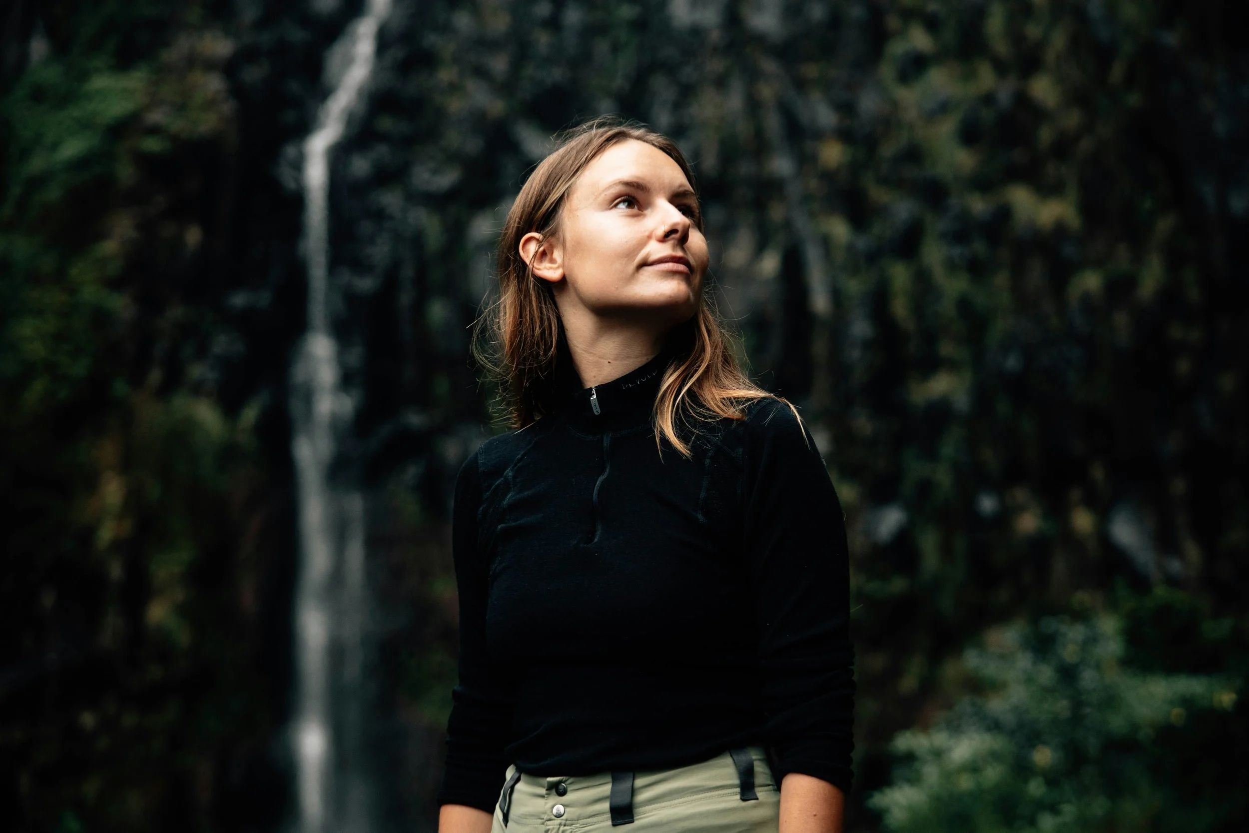 young woman who has been practising embodied experiencing