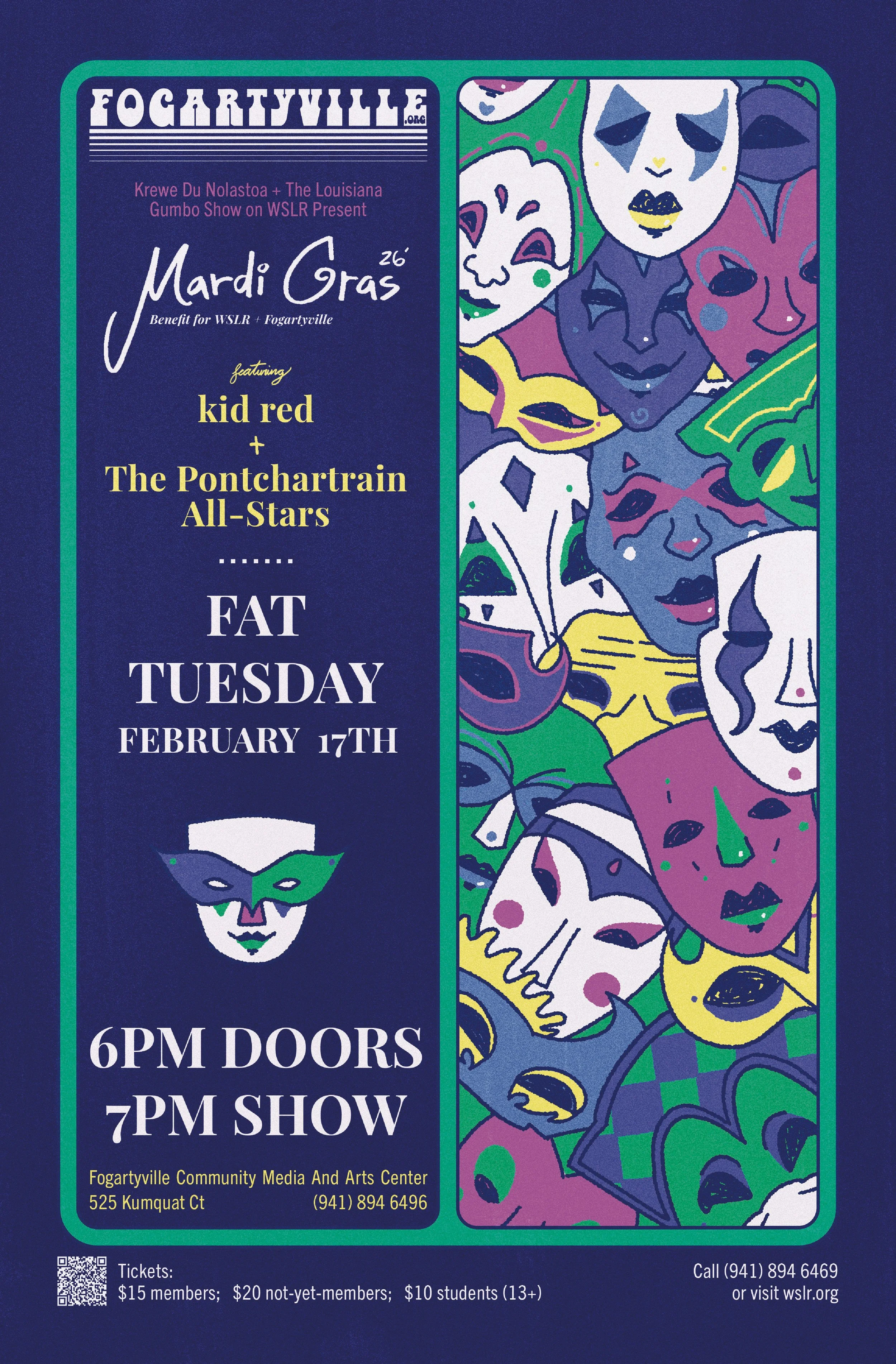 Mardi Gras Event Poster