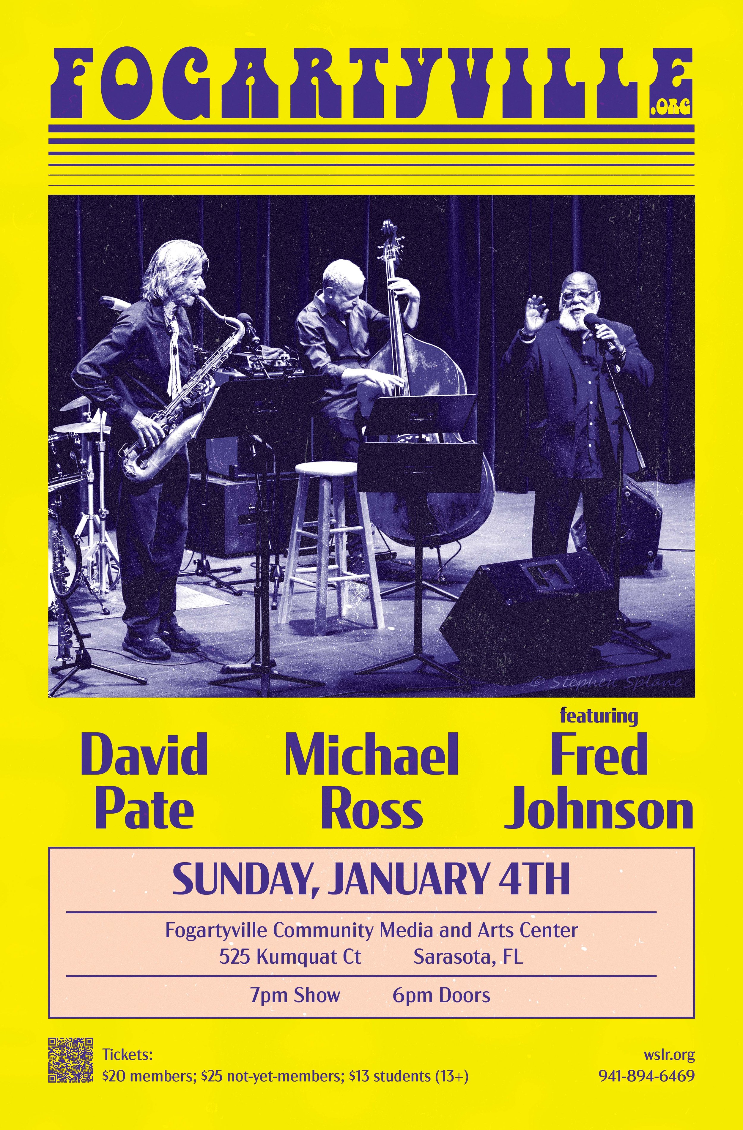 David Pate + Michael Ross Event Poster